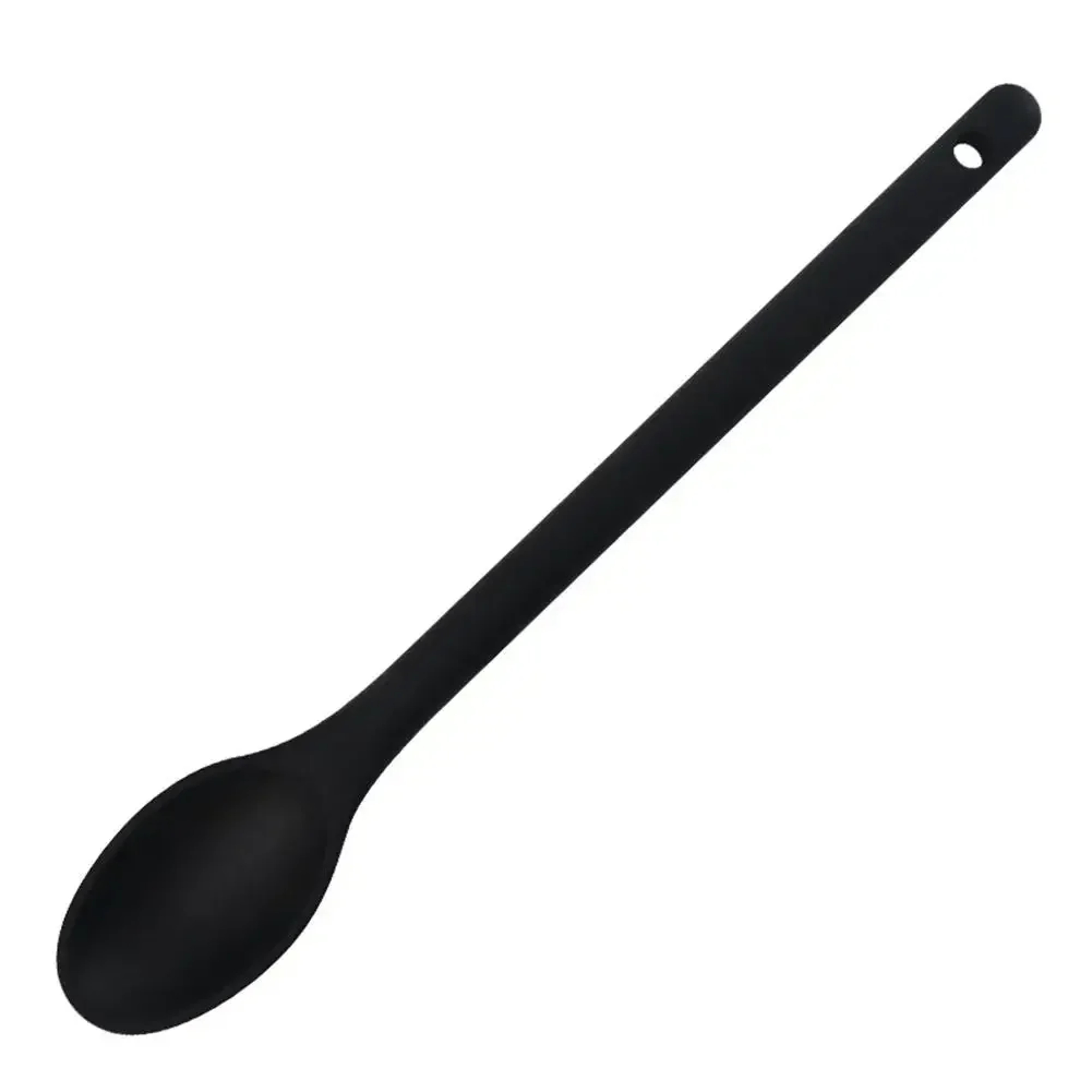 Long Handle Silicone Cooking Spoon For Salad Mixing And Nonstick Serving 5