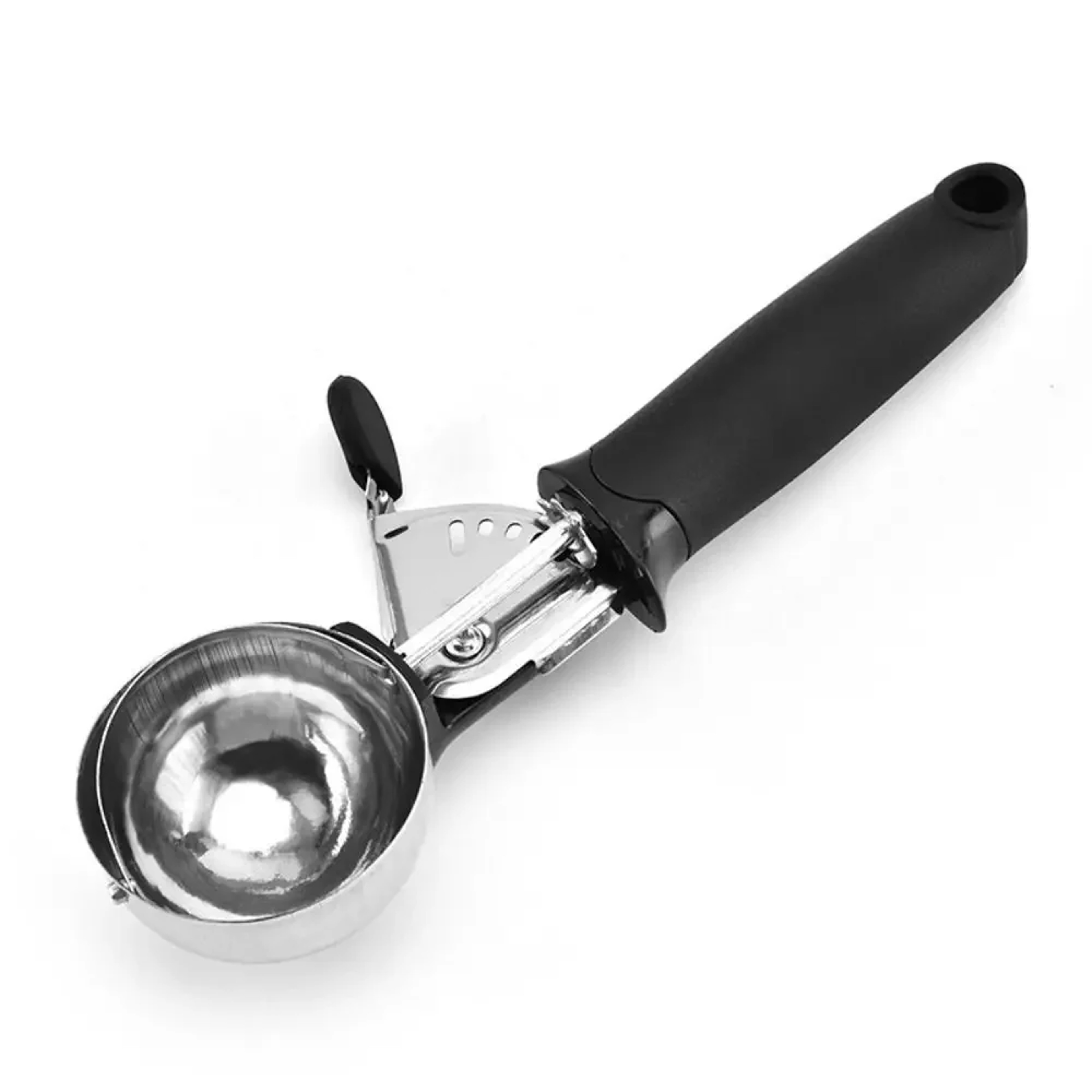 Stainless Steel Ice Cream Scoop with Trigger and Comfort Grip – view 7