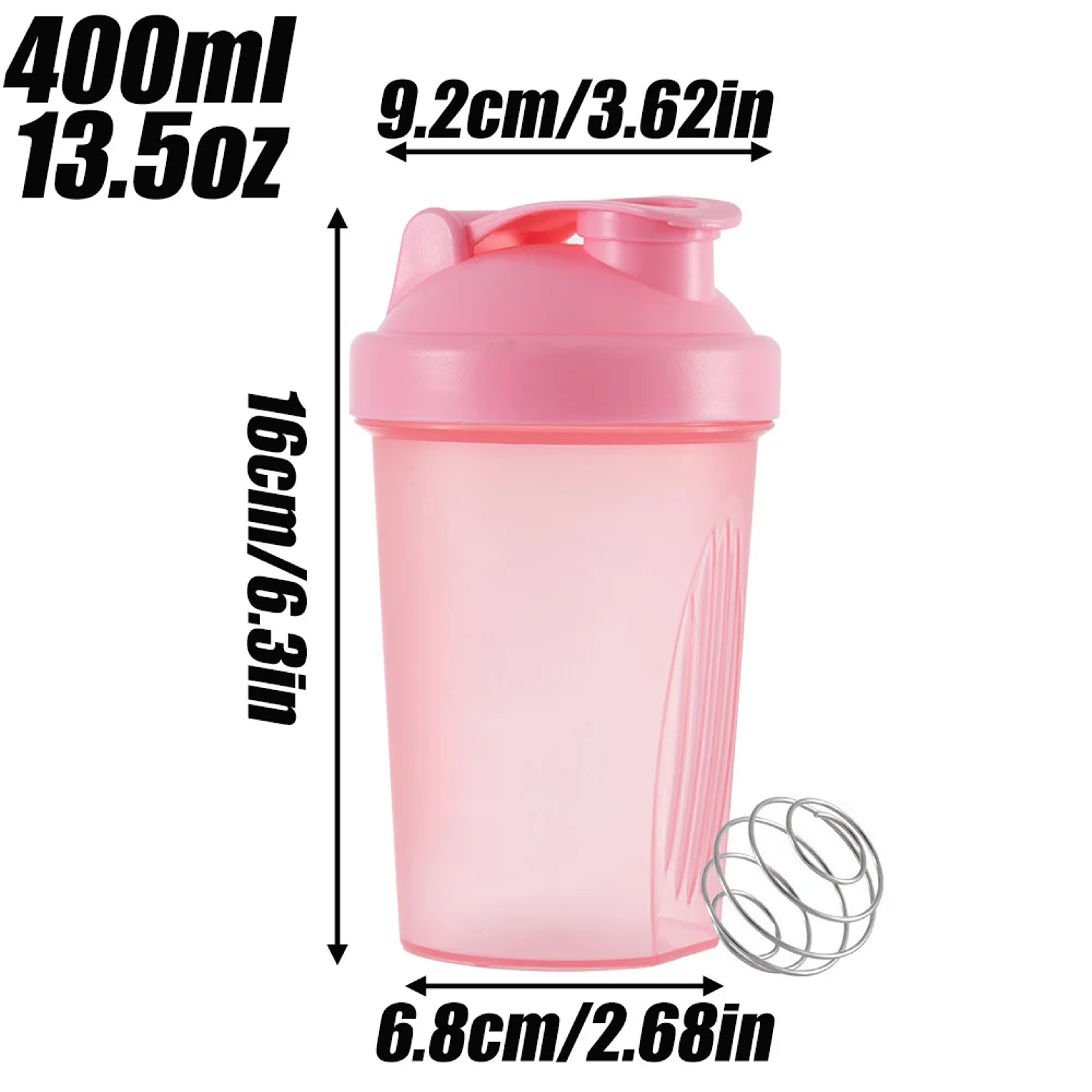 Protein Shaker Bottle Portable Gym Mixer Cup – view 5
