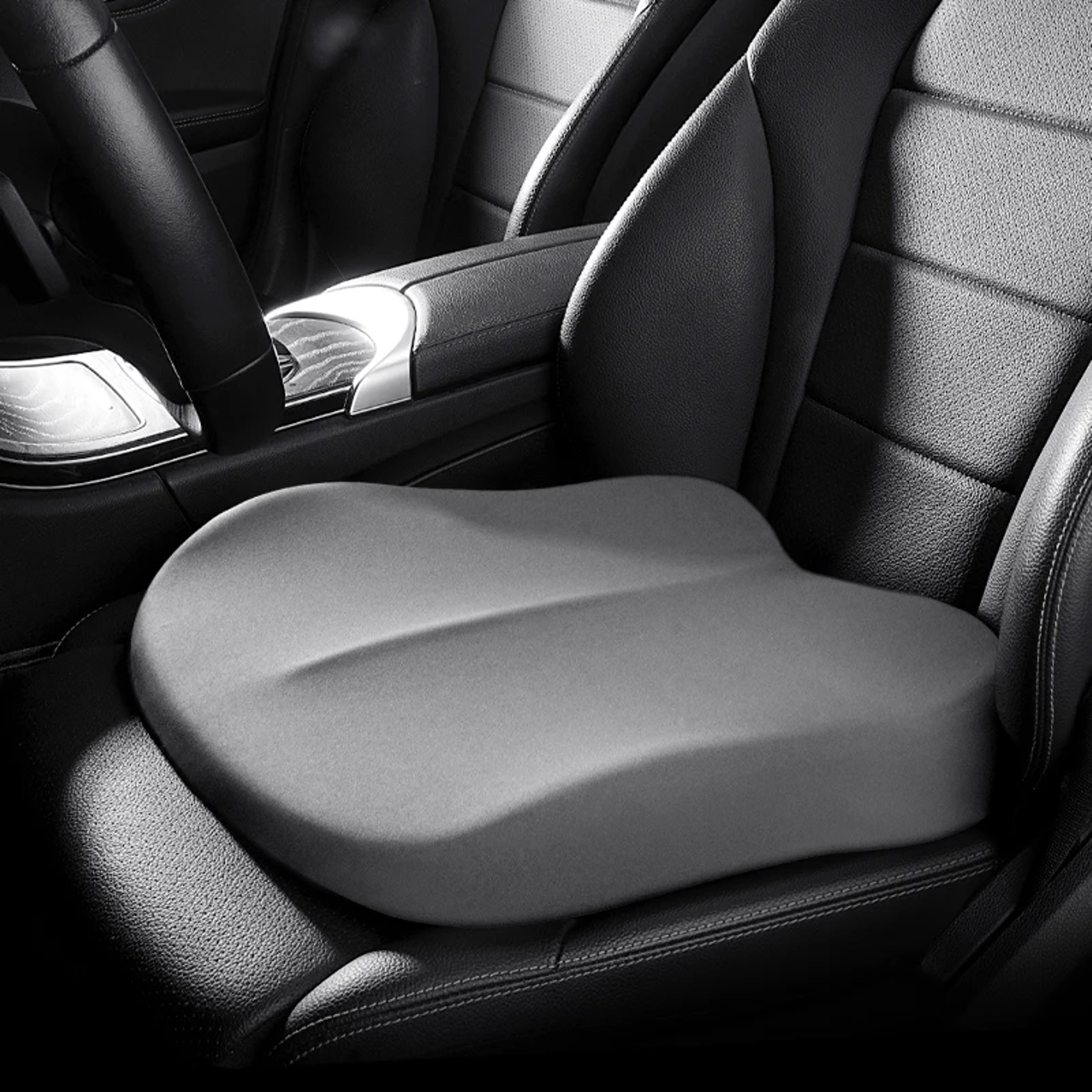 Breathable Car Booster Seat Cushion For Short Drivers Height Boost Pad 4