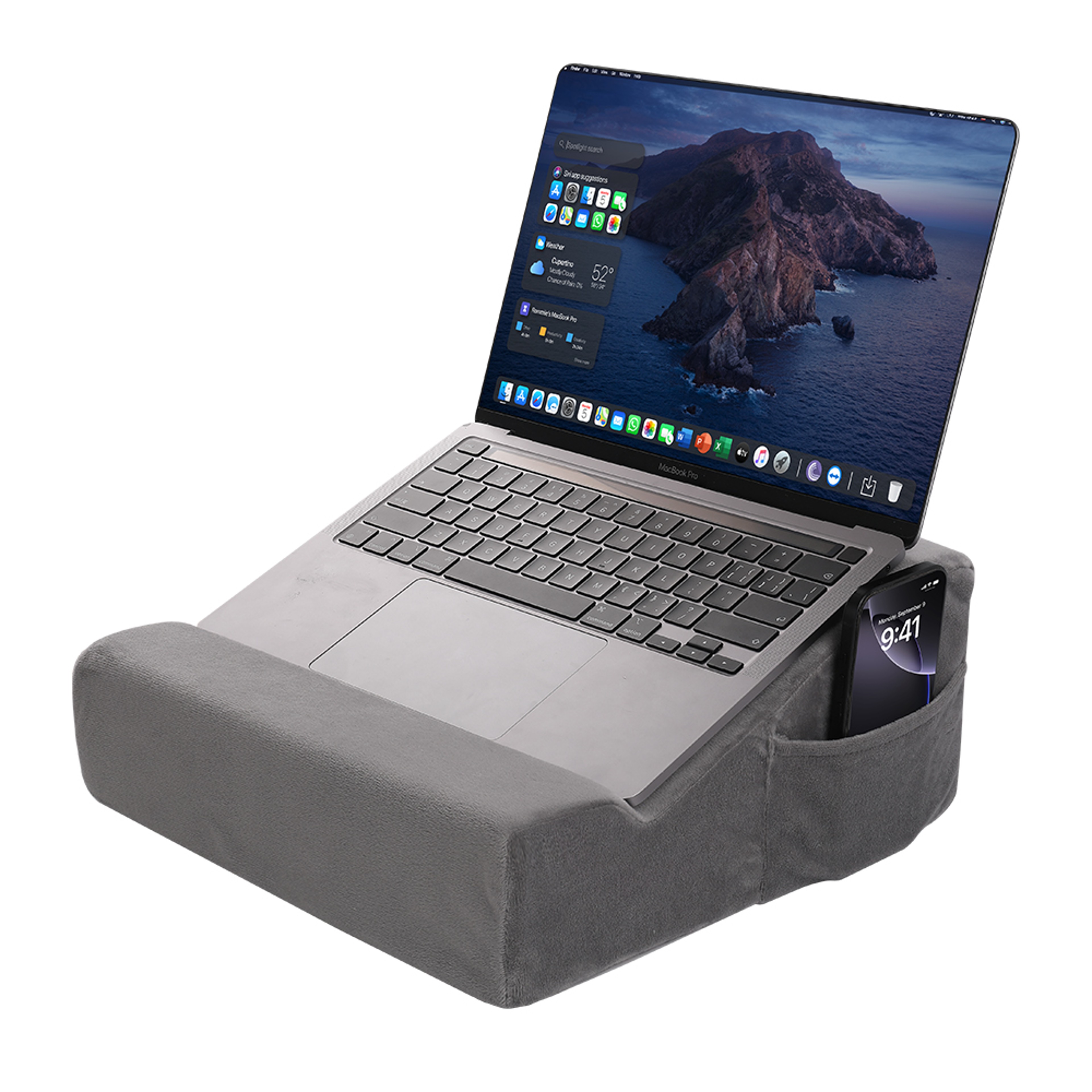 Comfy Tablet Pillow Stand for Bed and Desk Reading – view 1
