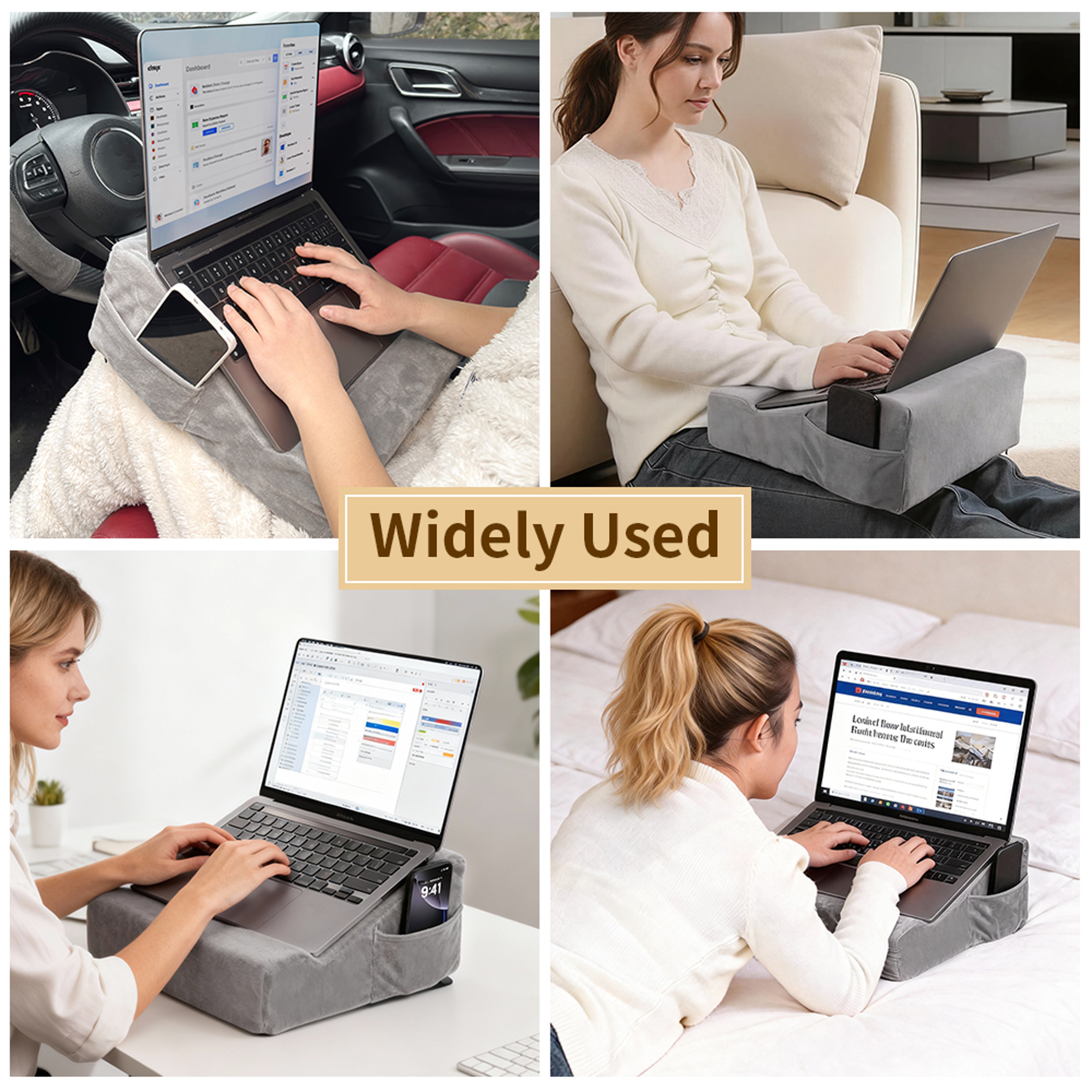 Comfy Tablet Pillow Stand for Bed and Desk Reading – view 5