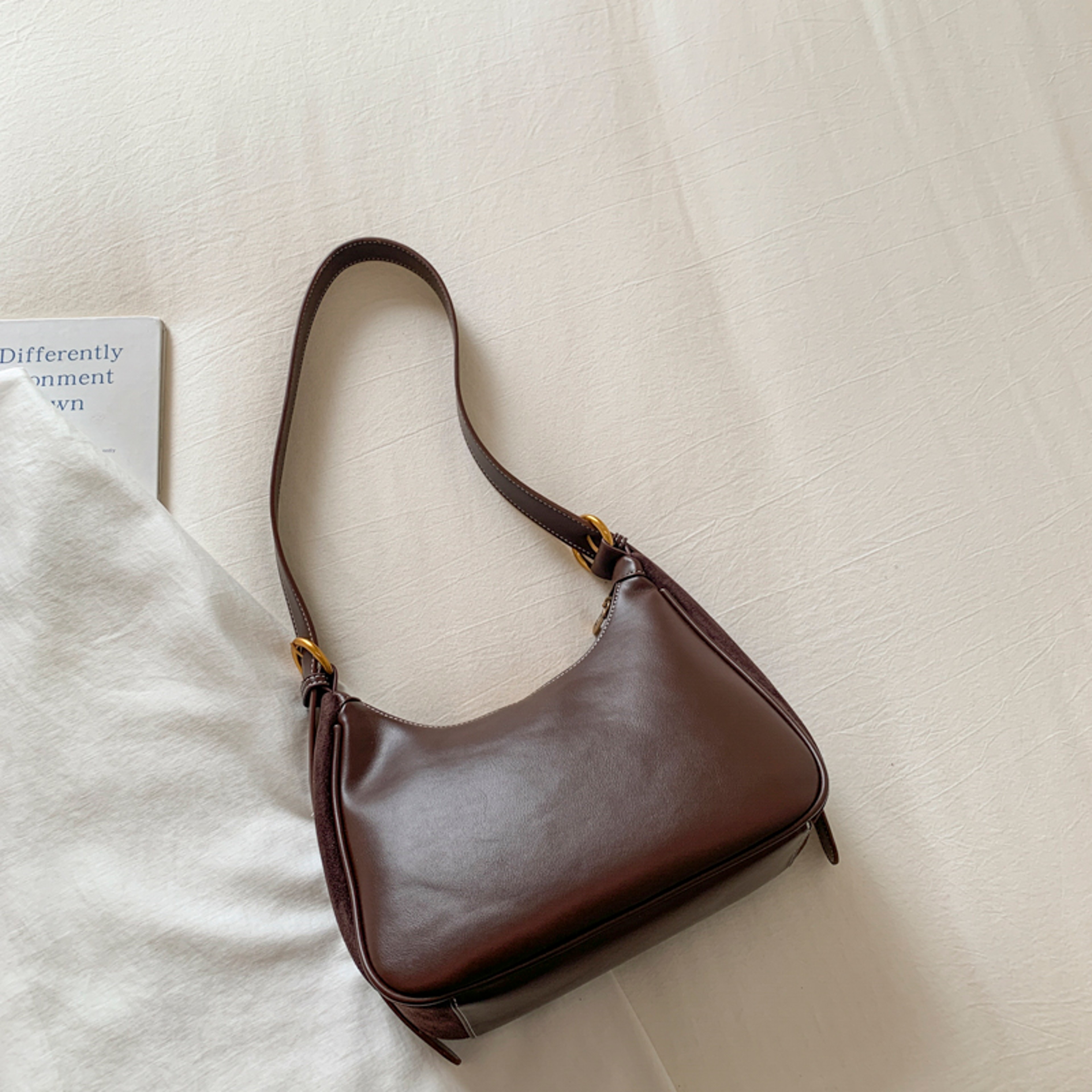 Soft Luxe Suede Shoulder Bag for Women Elegant Crossbody Hobo Handbag – view 4