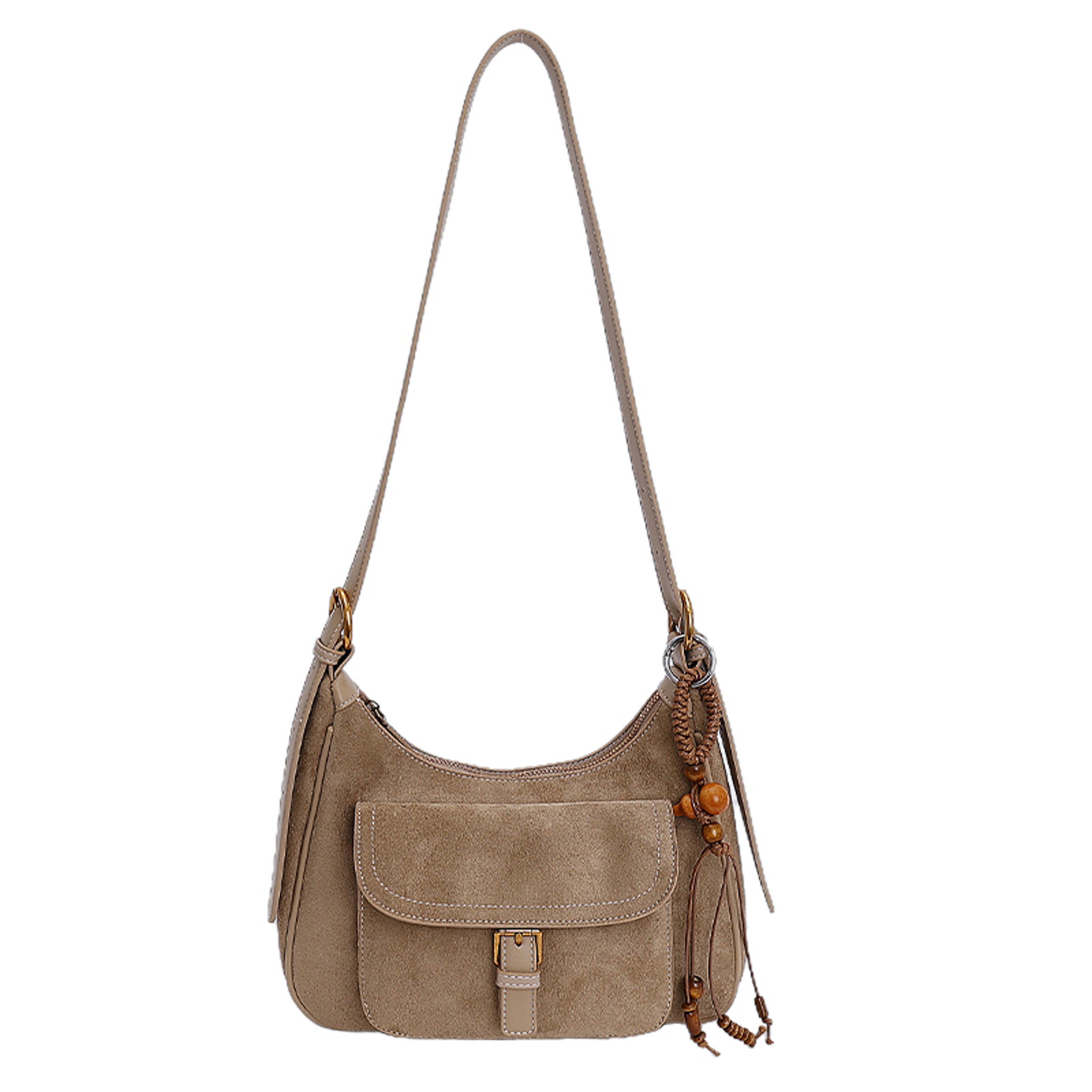 Soft Luxe Suede Shoulder Bag for Women Elegant Crossbody Hobo Handbag – view 10