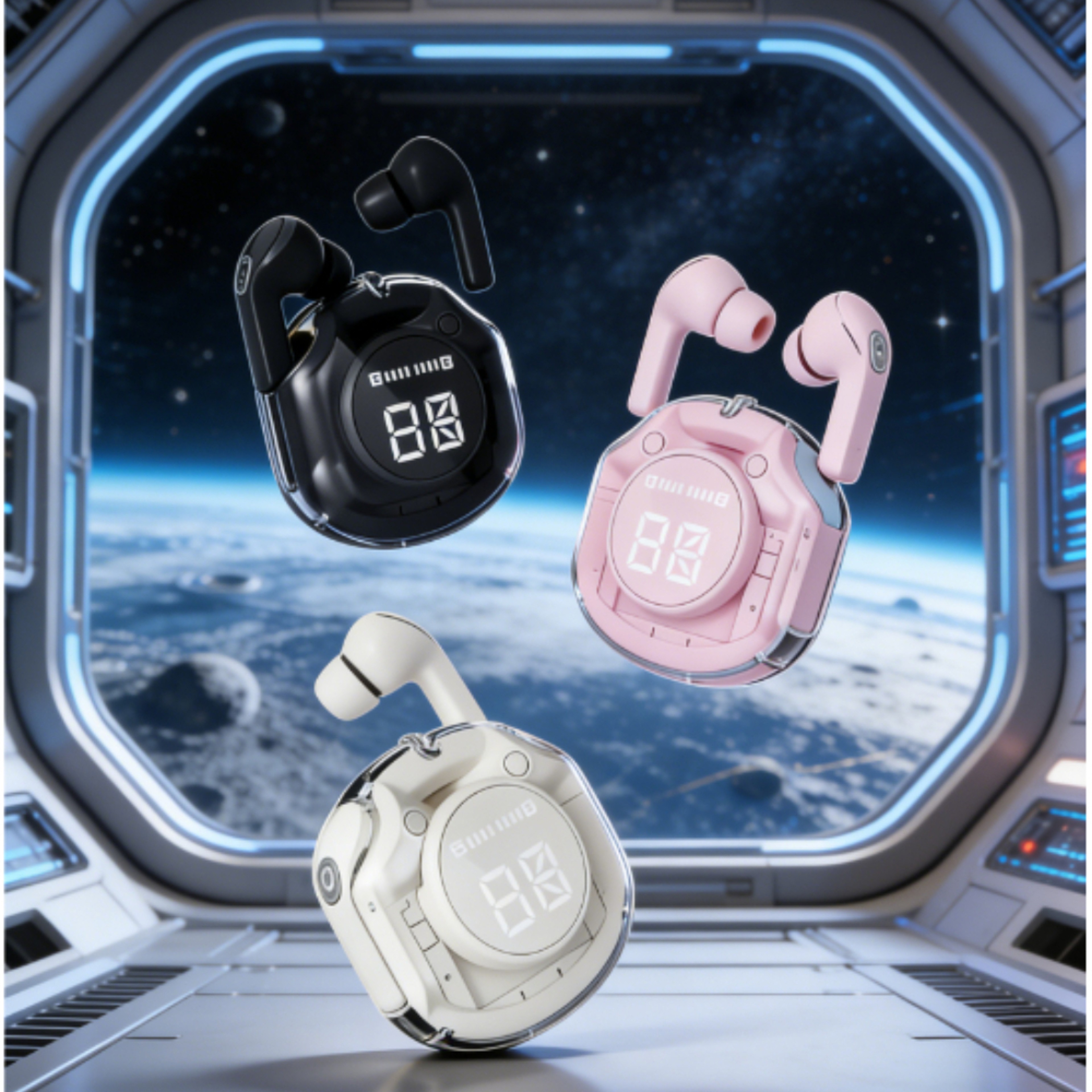 Bluetooth Gaming Sport Earbuds with Noise Reduction Mic – view 1