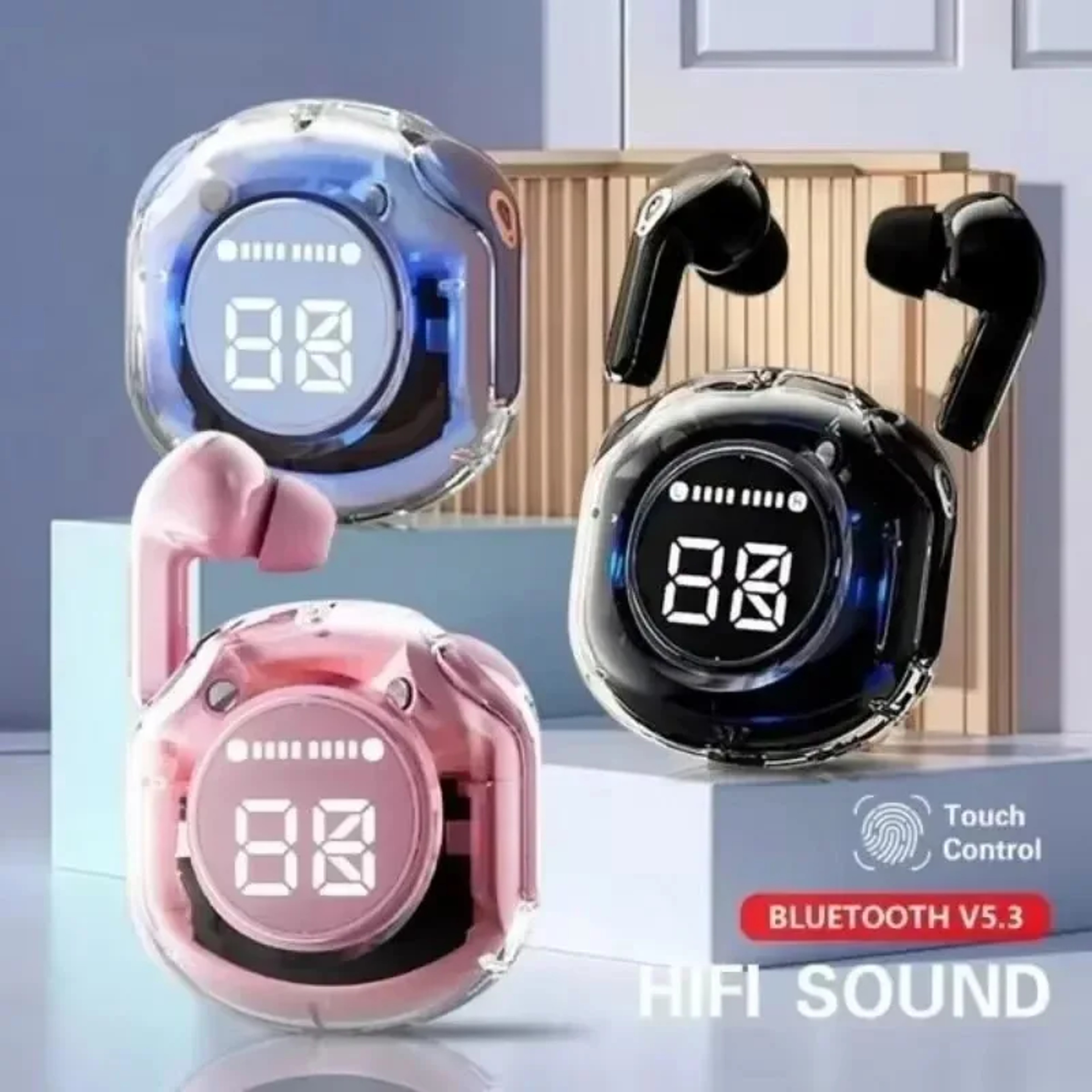 Bluetooth Gaming Sport Earbuds with Noise Reduction Mic – view 3