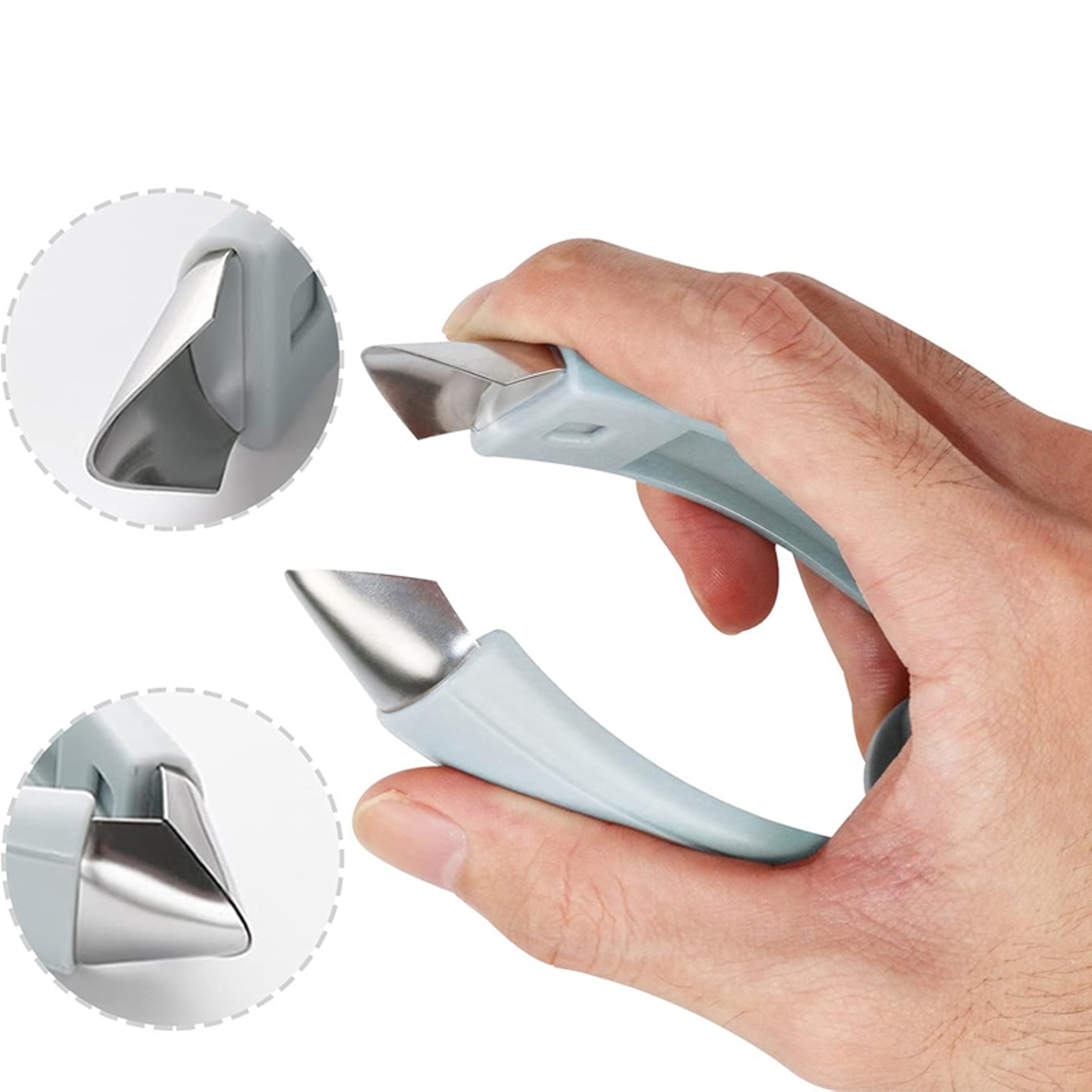 Stainless Steel Strawberry Huller and Pineapple Eye Remover Tool – view 5