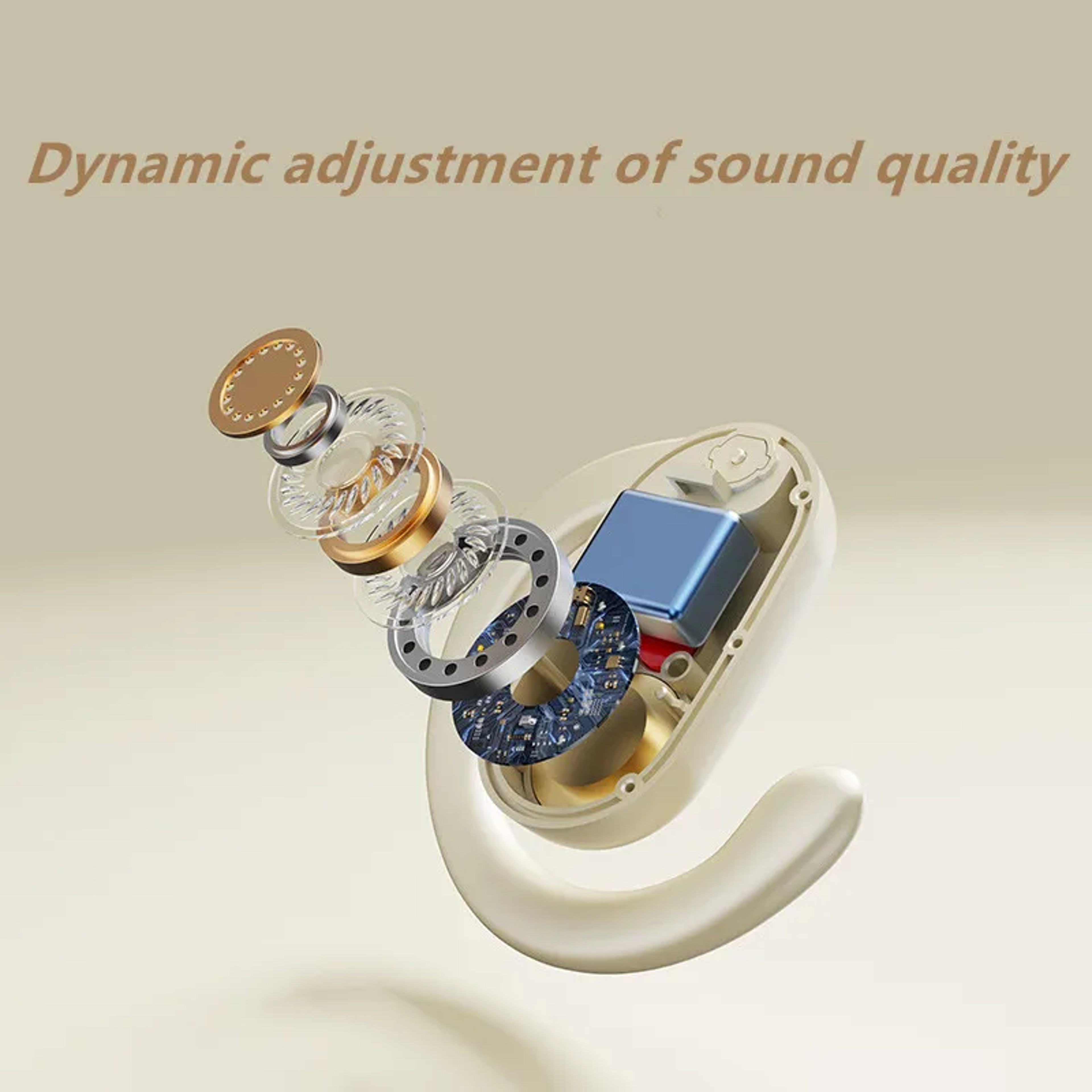 LED Display Wireless Earbuds with Noise Reduction Bluetooth Headphones – view 5