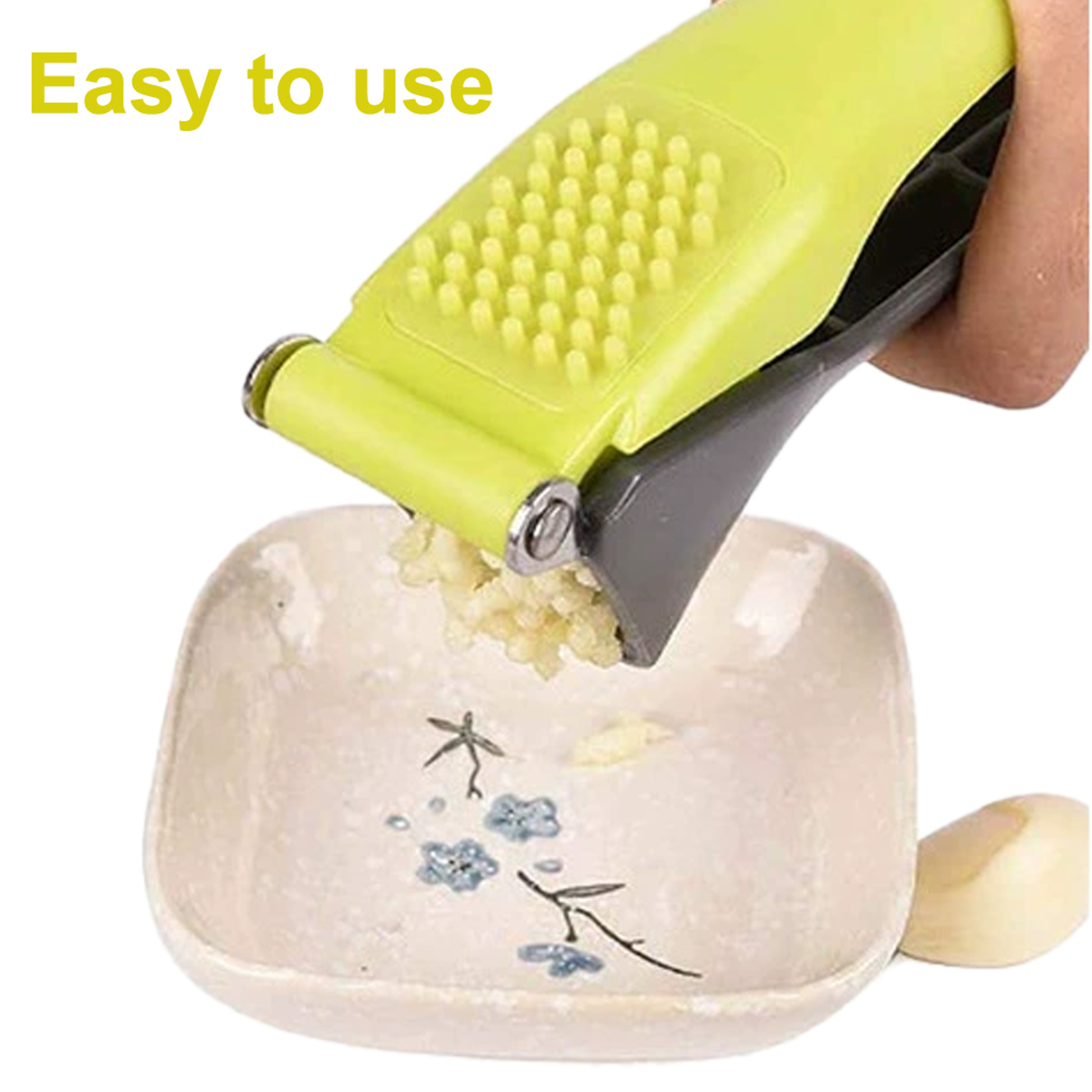 Easy Clean Garlic Press And Ginger Mincer Tool 1