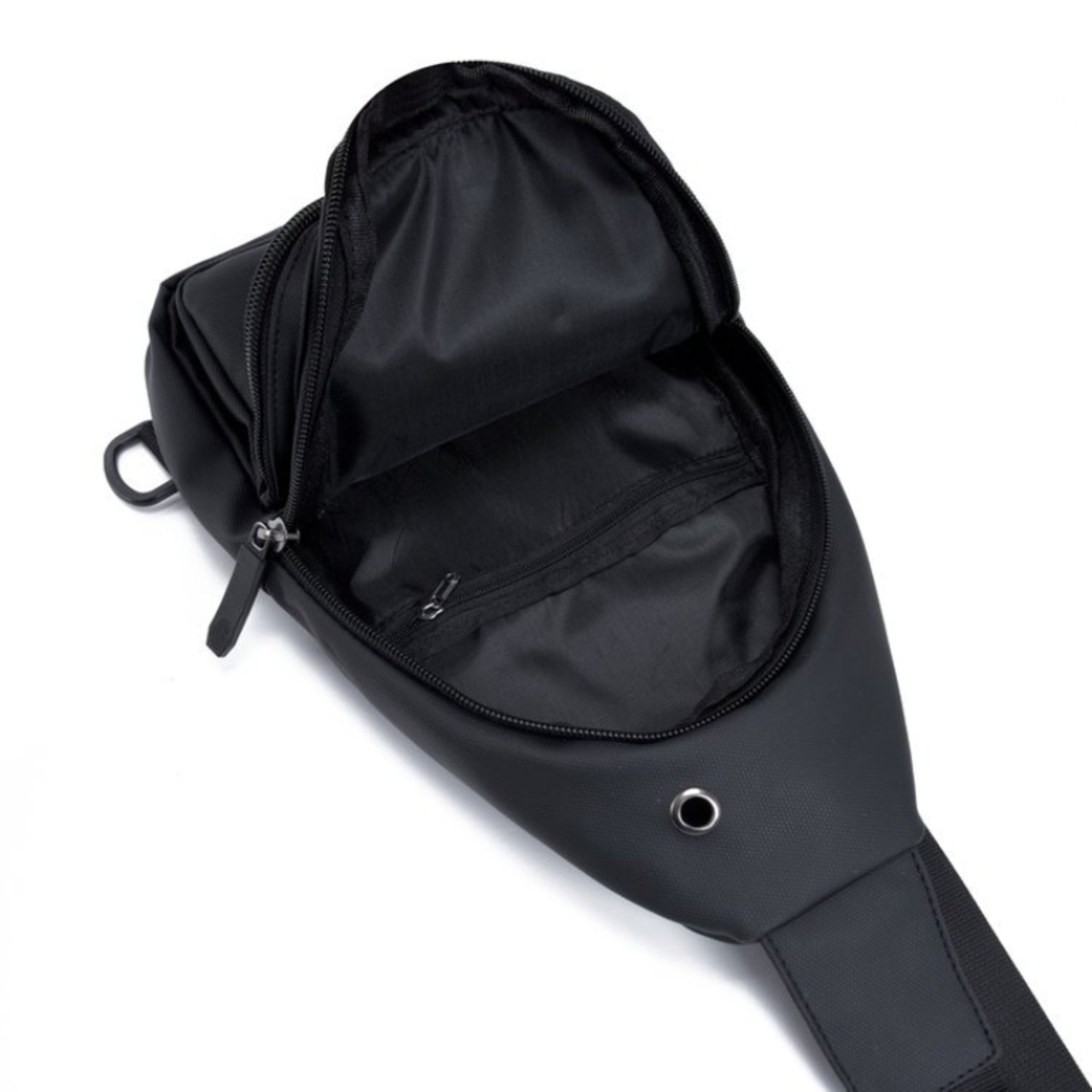Mens Multi Pocket Crossbody Sling Bag for Travel Cycling and Daily Commute – view 4