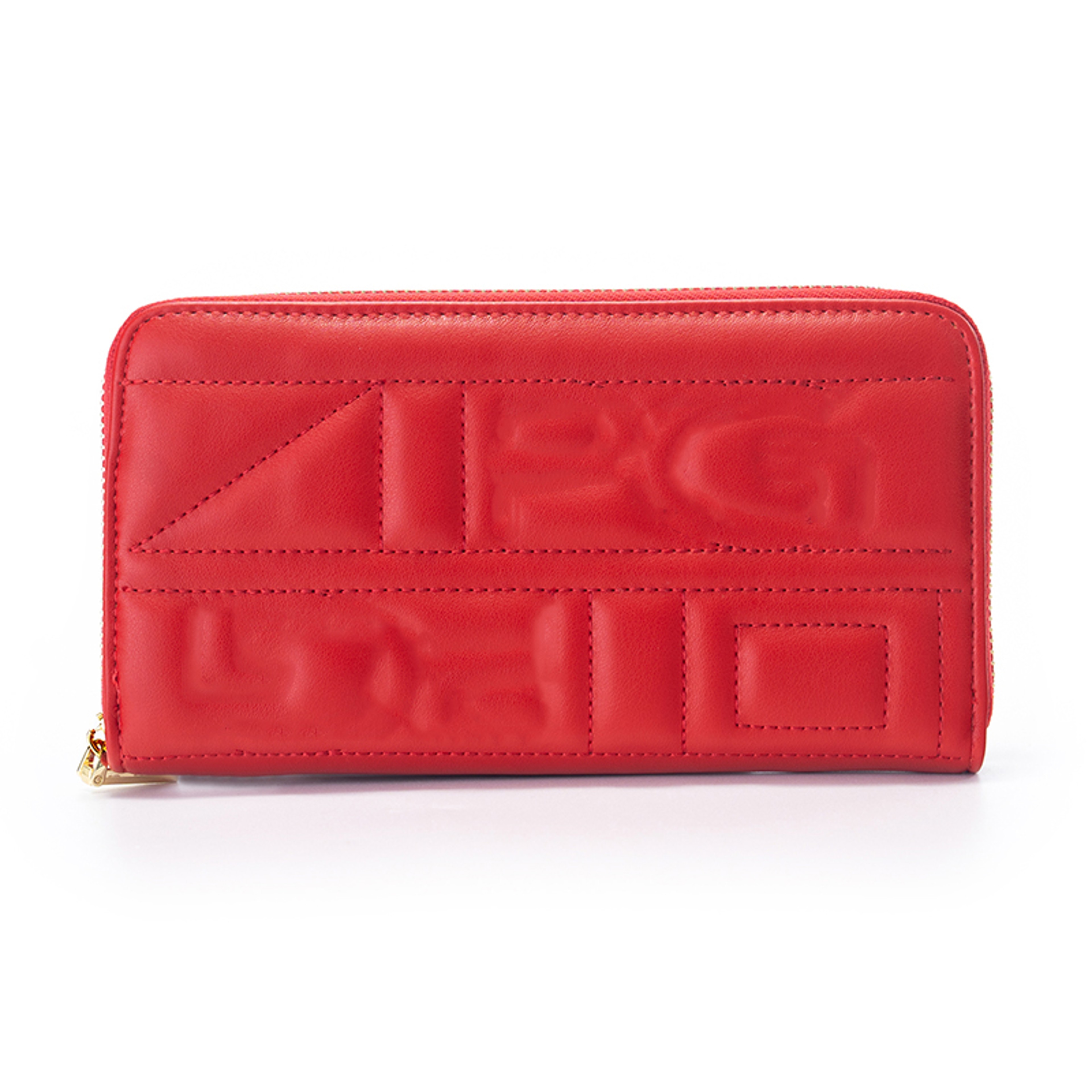 Womens Compact Wallet Card Bag With Letter Print 3