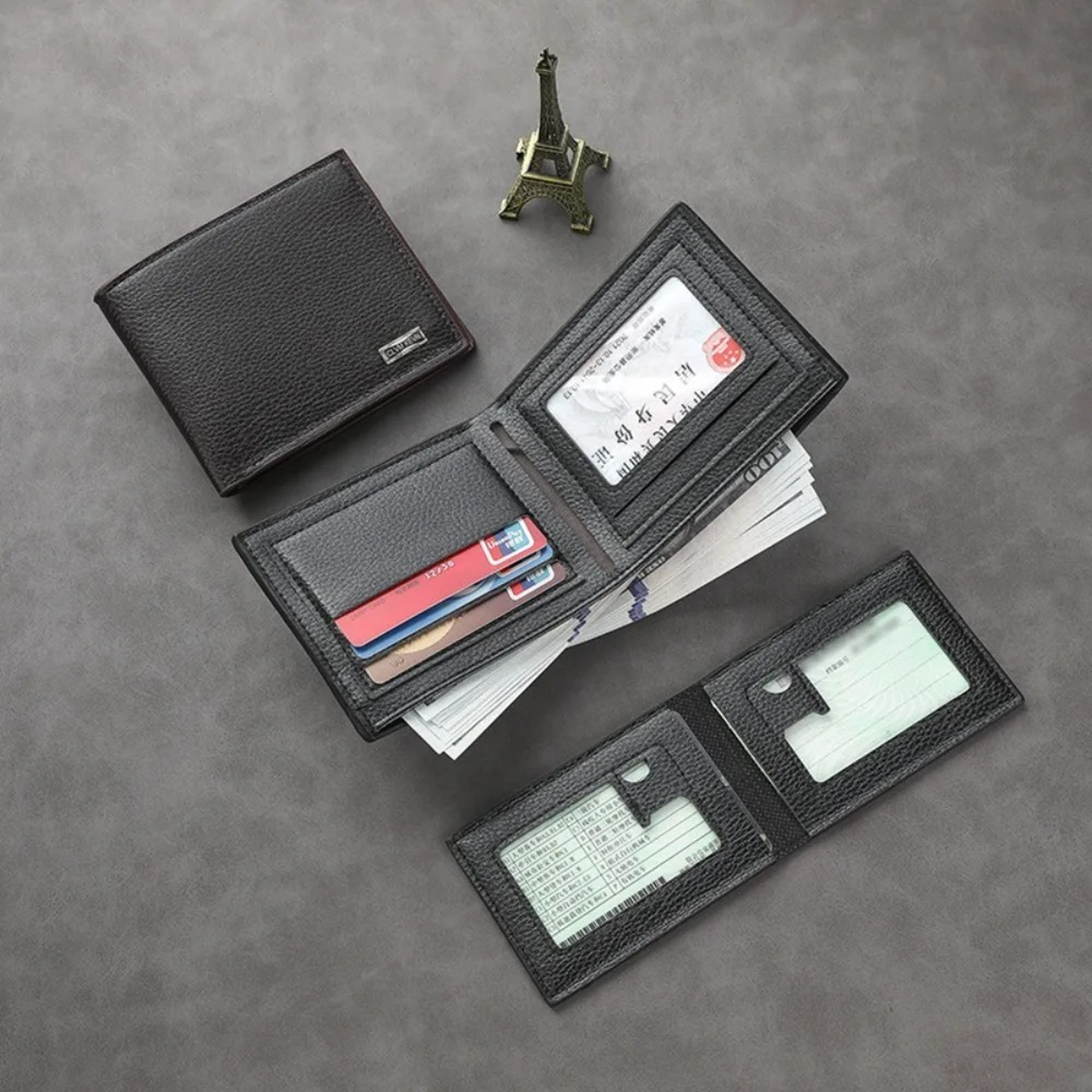 Retro Short Mens Wallet With Coin Pocket And Credit Card Holder 0