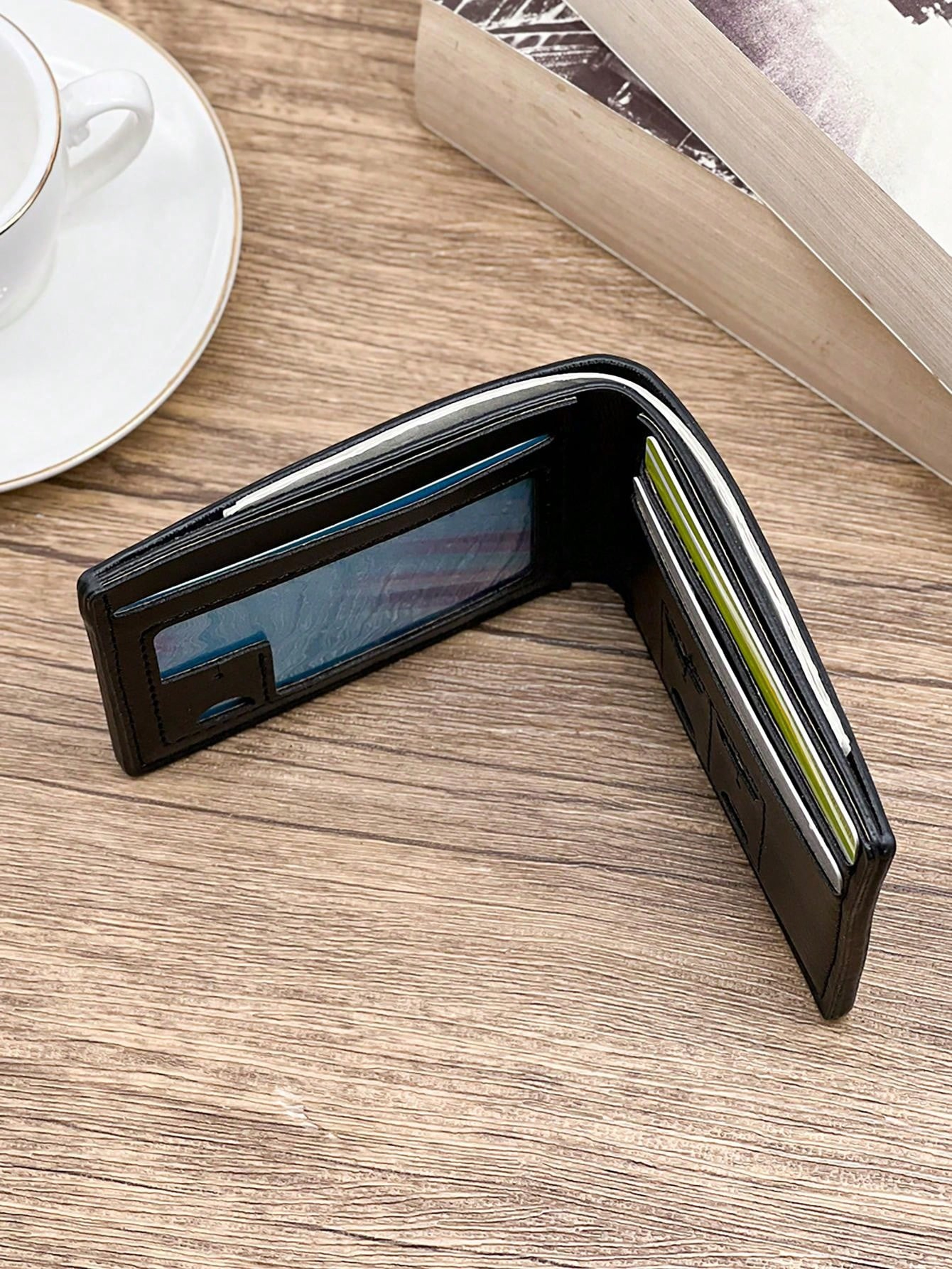 Luxury Vintage Slim Money Clip Wallet For Men 0