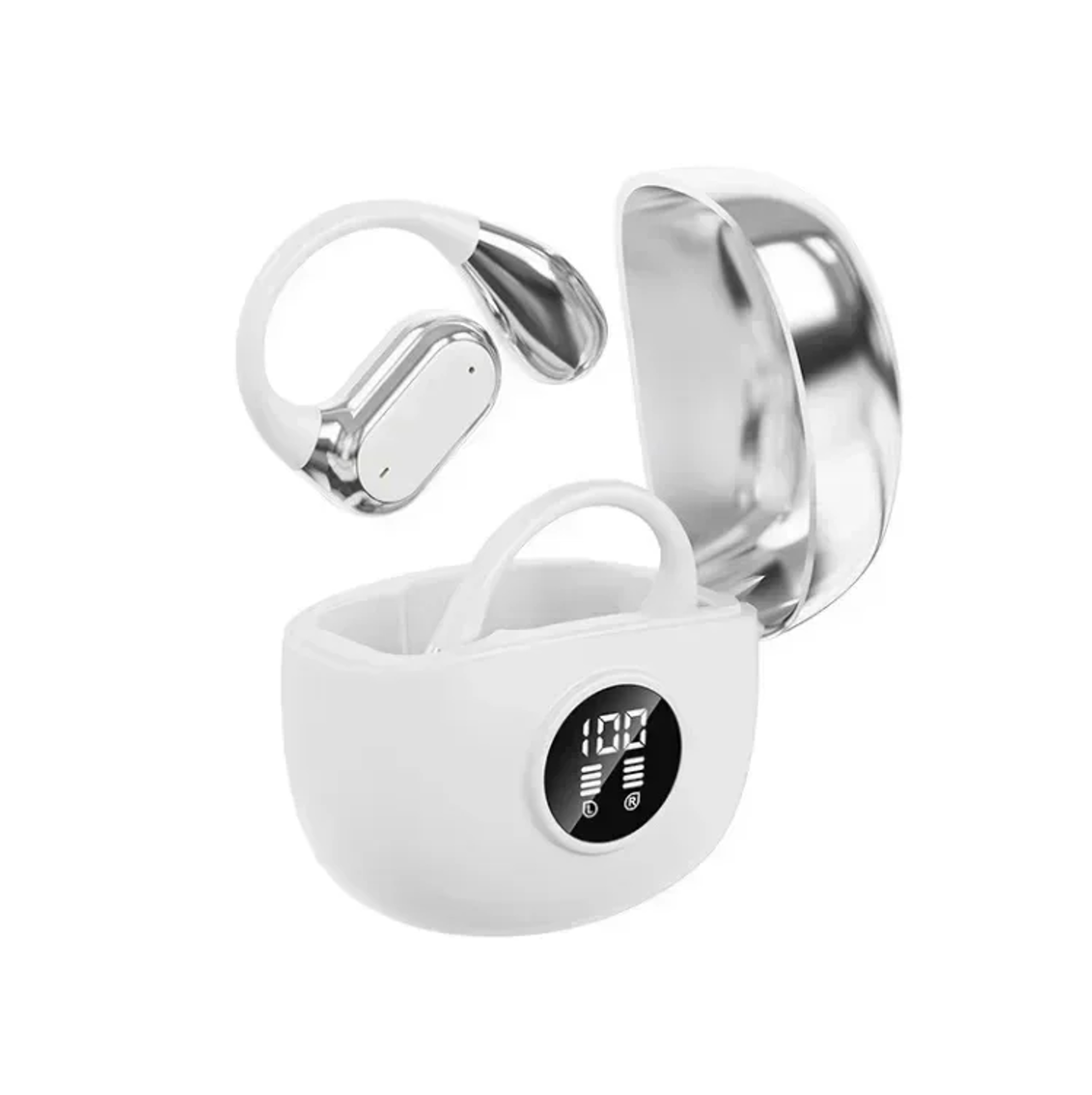 Clip On Wireless Sports Headphones with Deep Bass Open Ear Fit – view 8