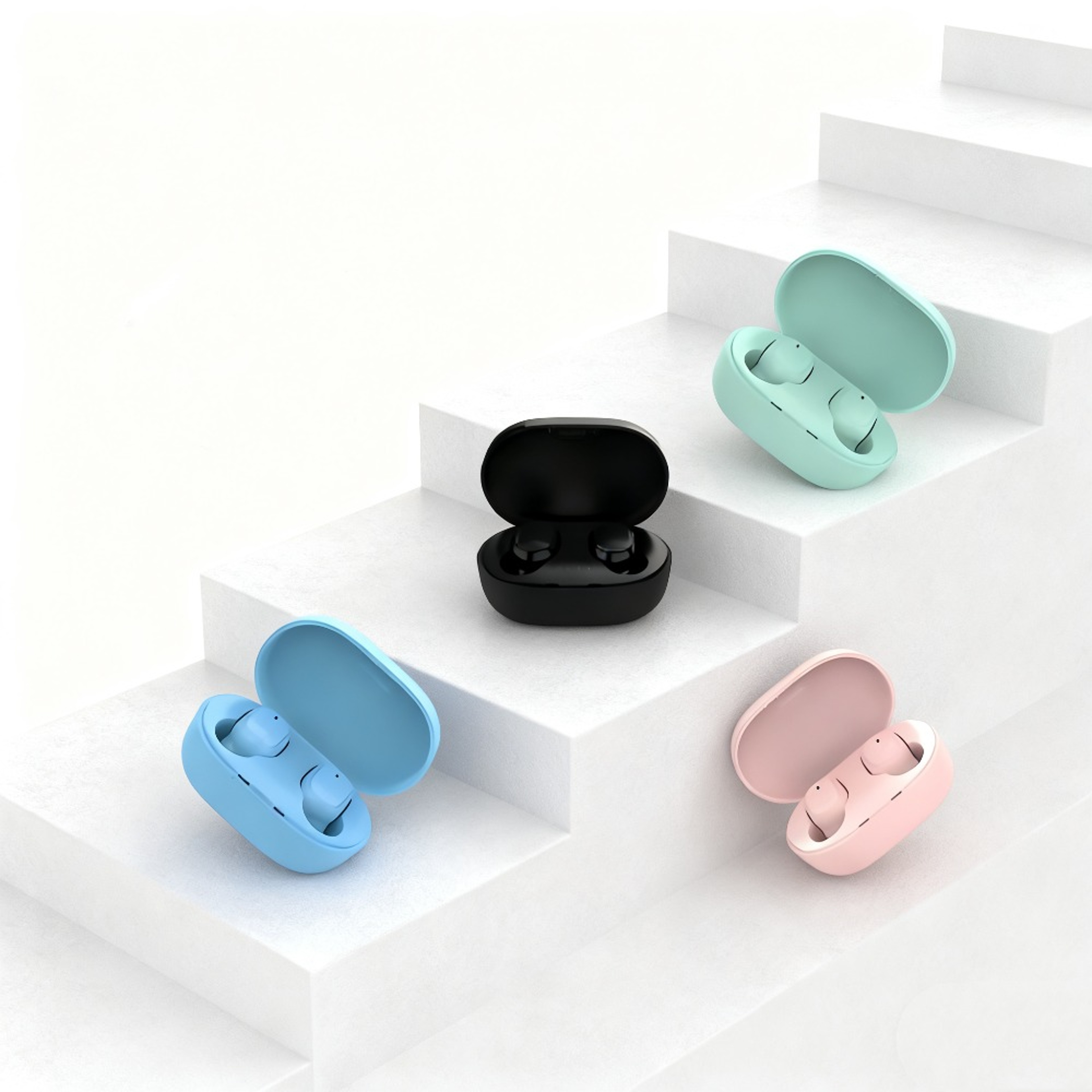 TWS Wireless Bluetooth Earbuds with Mic and Noise Cancelling Sound – view 1