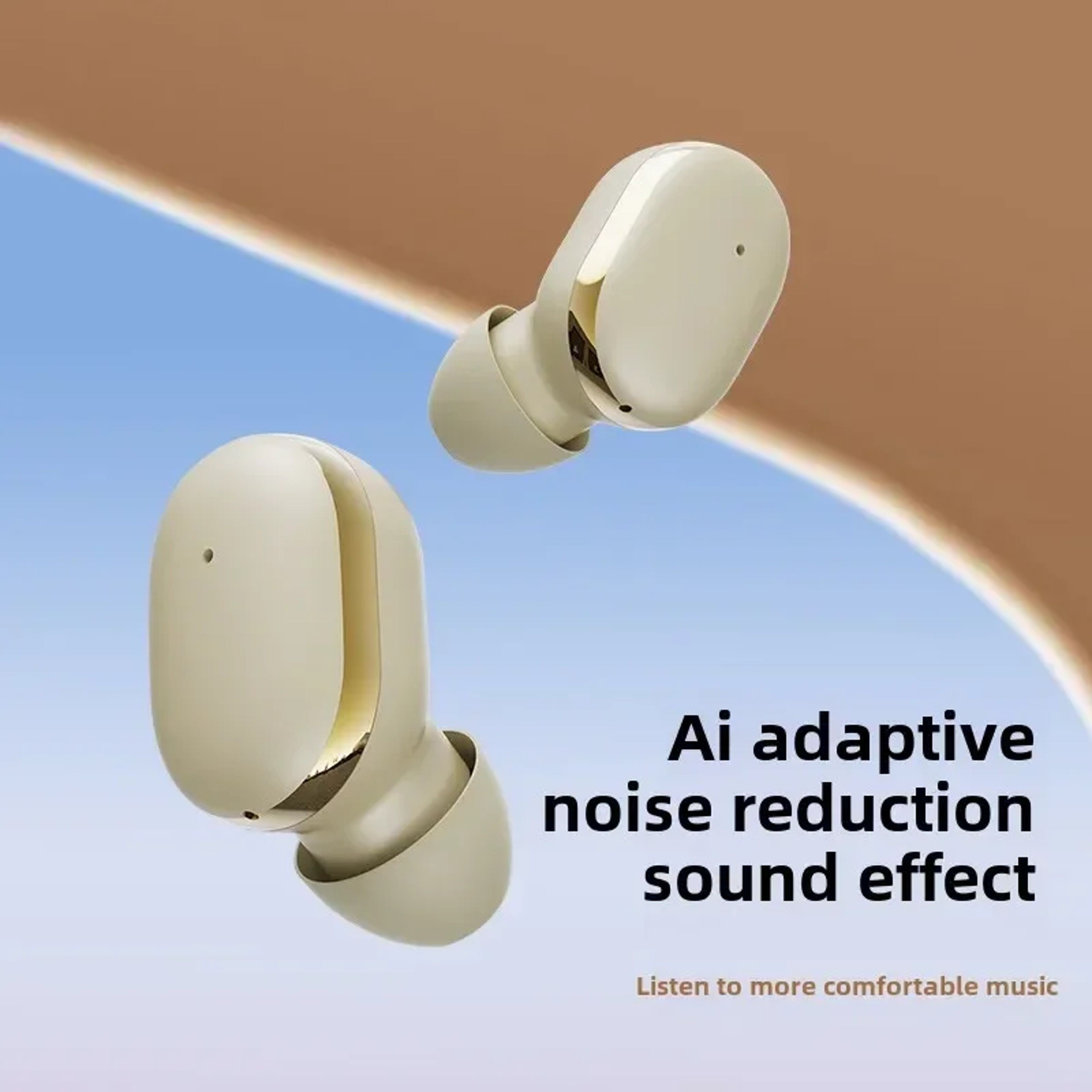 Transparent TWS Wireless Earbuds with ENC Mic and LED Battery Display – view 4