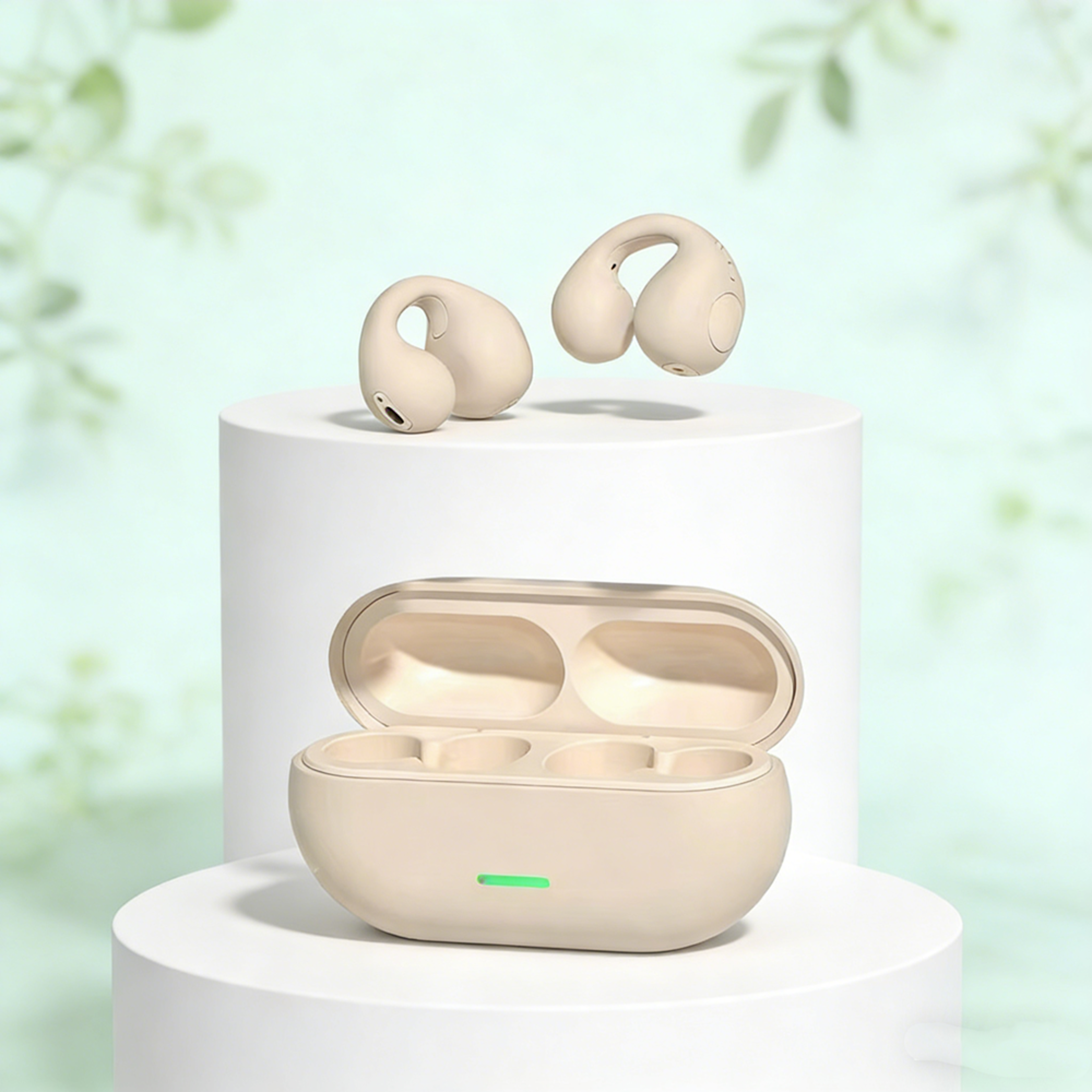 AirFlow Wireless Clip On Earbuds Open Ear Headphones – view 1