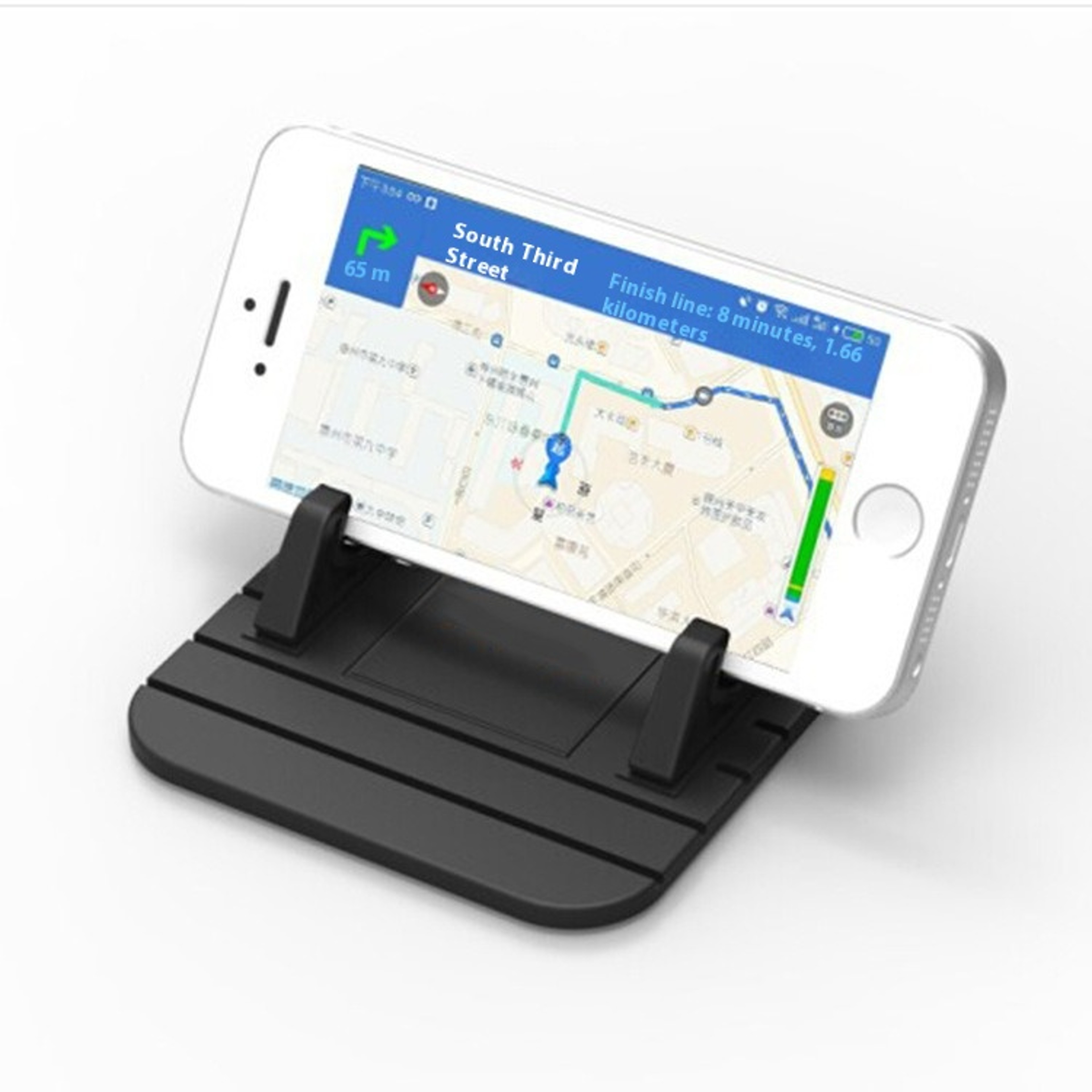 Creative Silicone Phone Stand For Car Dashboard Universal Horizontal  Vertical Navigation Holder 2