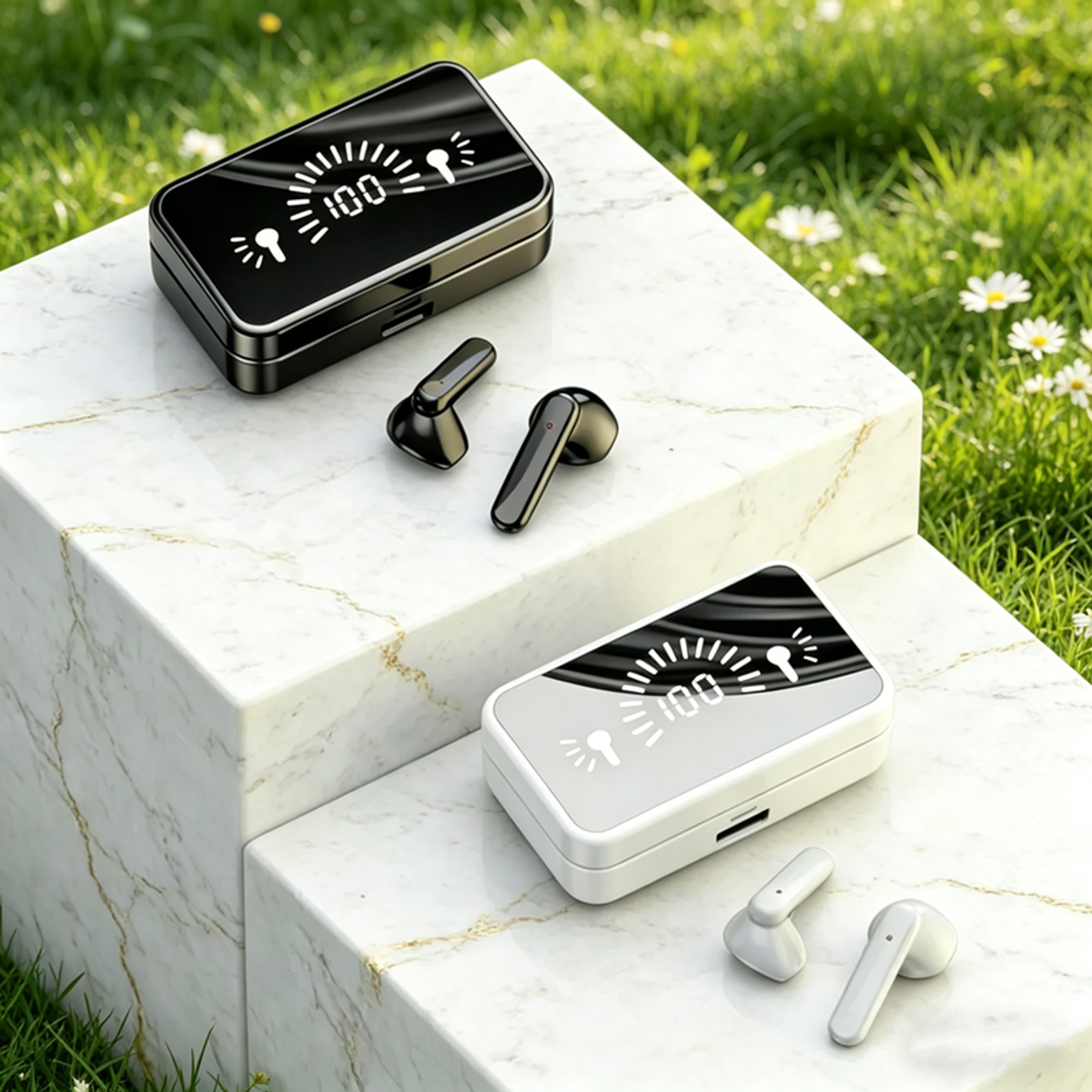 Bluetooth Sport True Wireless Earbuds Stereo Bluetooth Wireless Earphones with Mic for All Smartphones – view 1