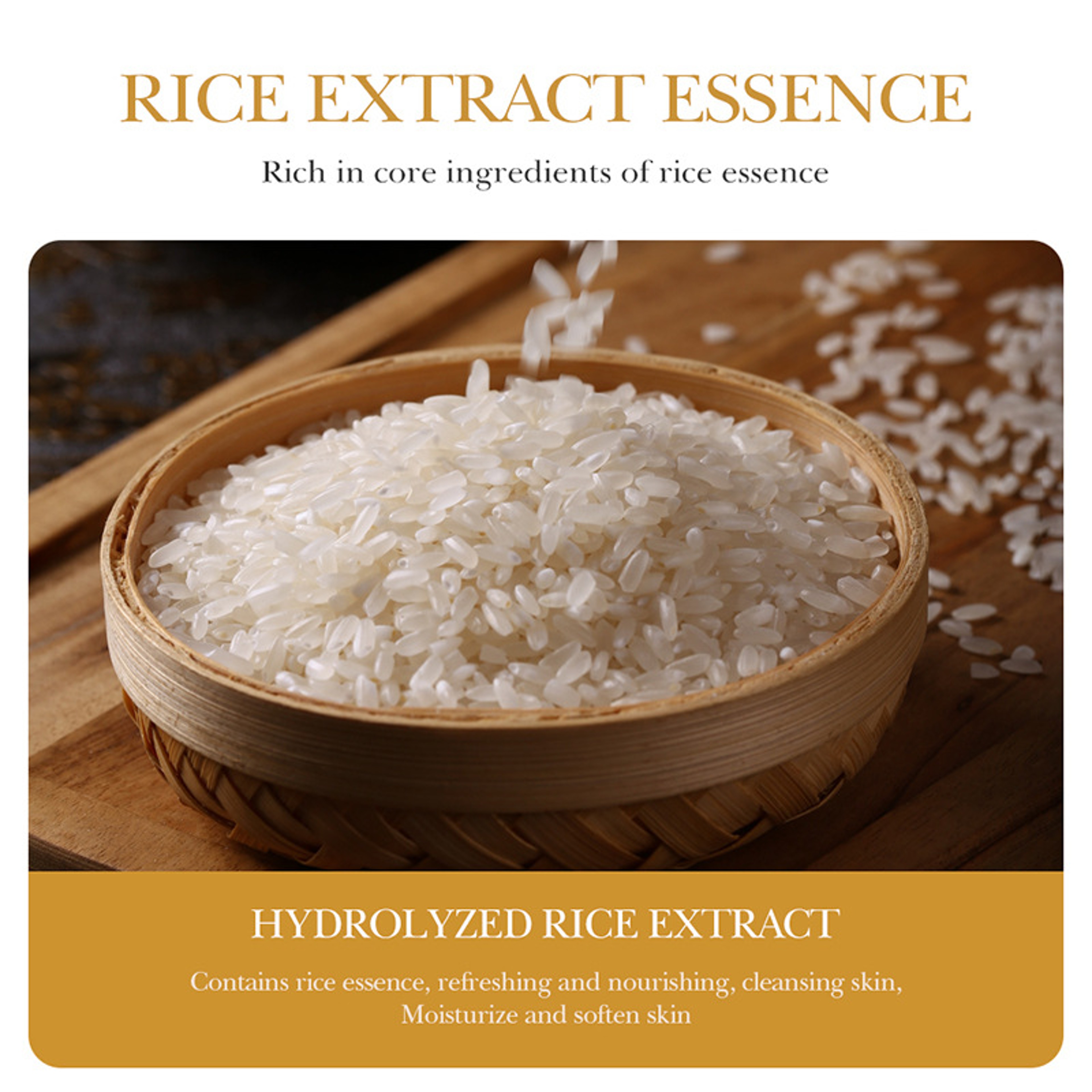 Luxury Rice Raw Pulp Soap Moisturizing Facial Cleanser & Oil Control Soap for Face & Body – view 3