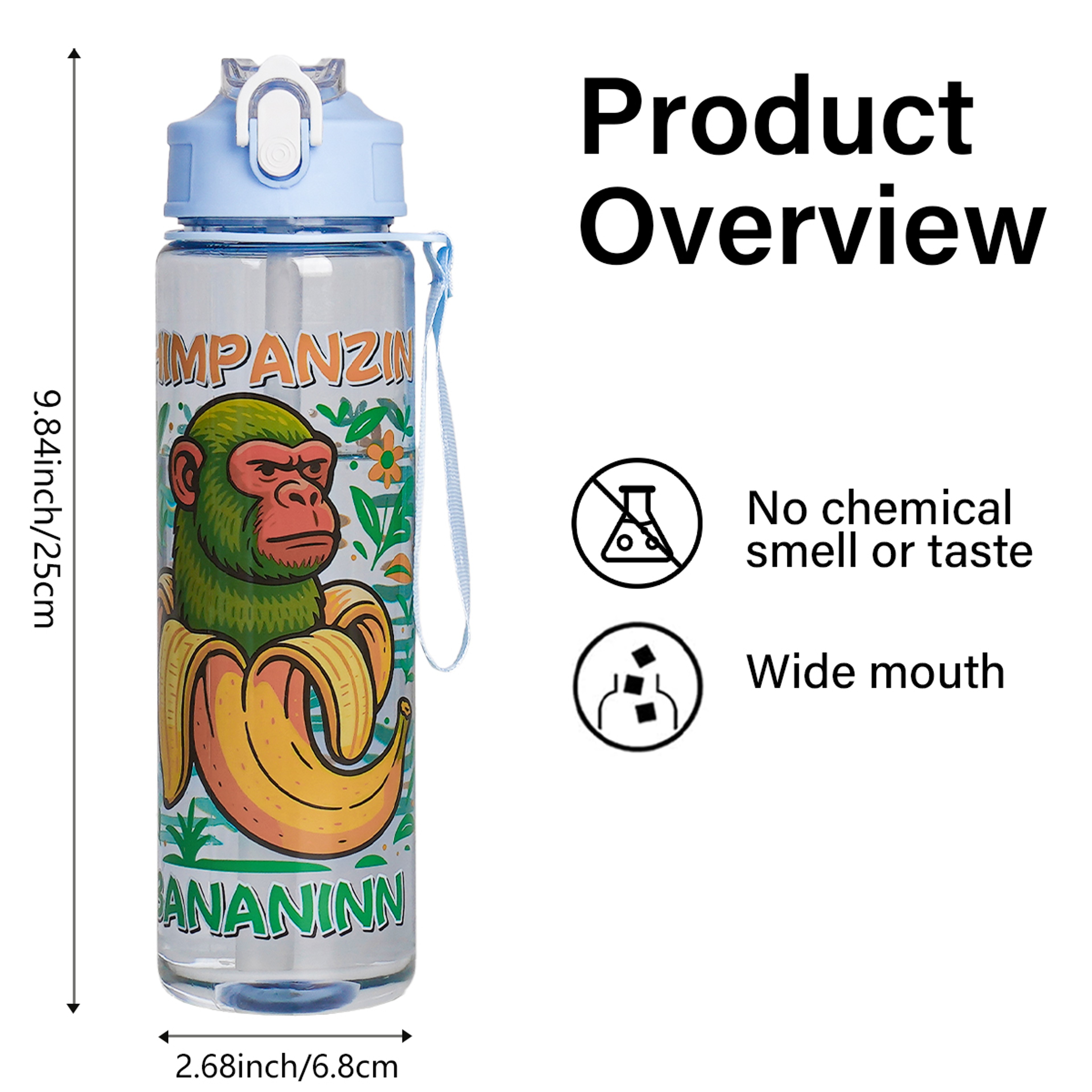 Premium Leak Proof Sports Water Bottle Portable & Stylish for Outdoors – view 6