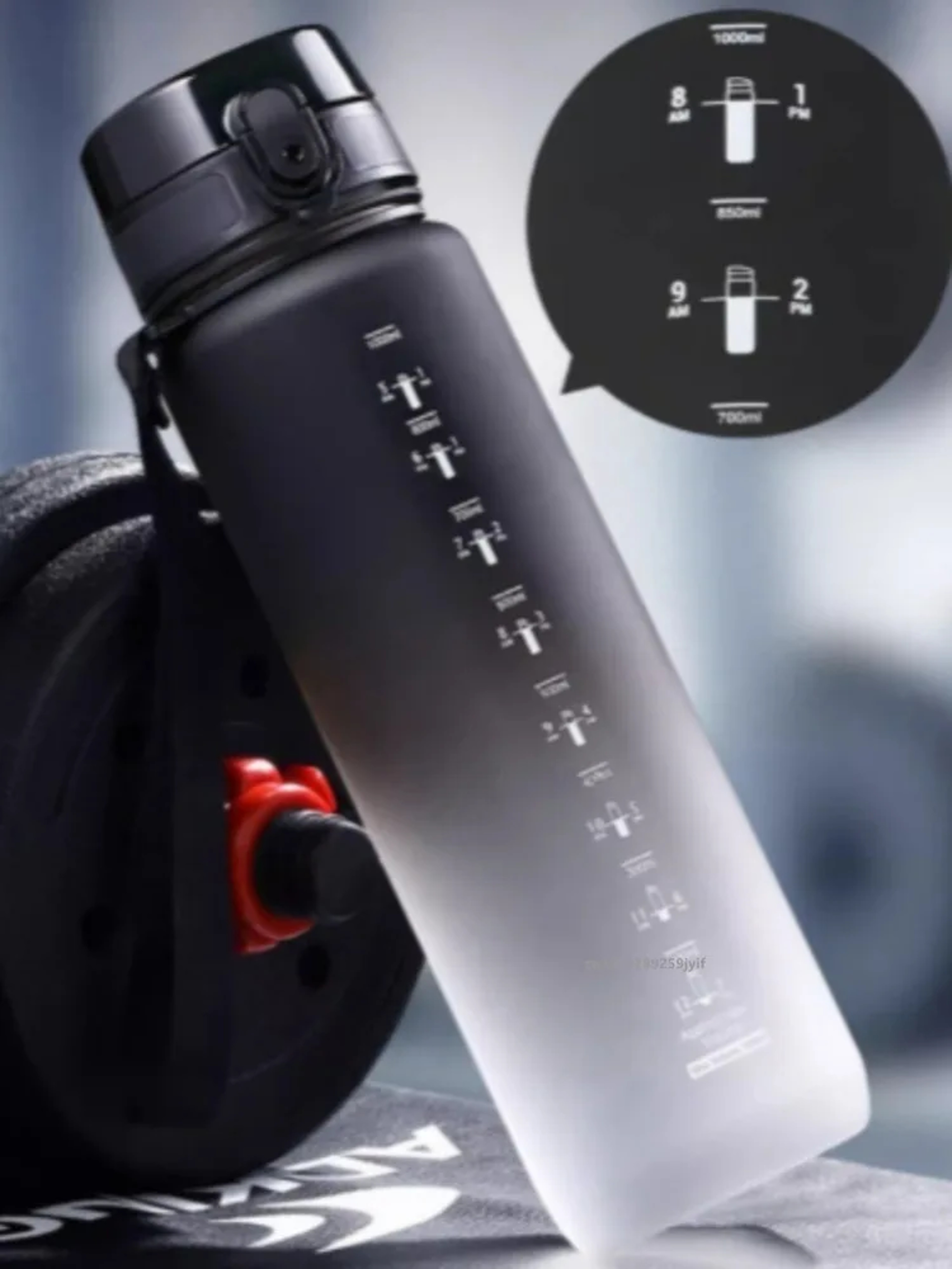 Large Leak Proof Sports Water Bottle Portable Travel & Gym Hydration Jug – view 4