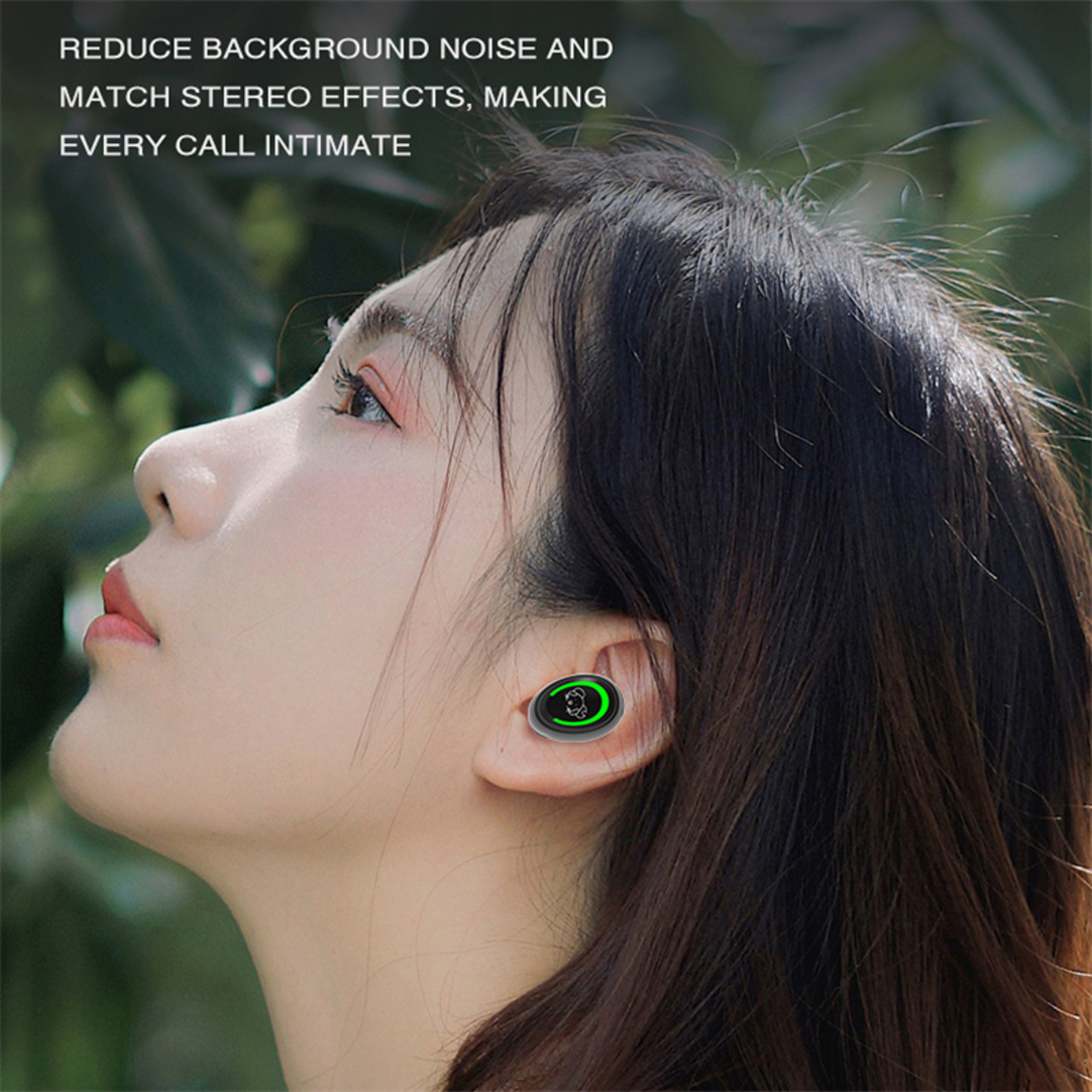 Premium Single Ear Wireless Earbud Bluetooth Earphone with Mic Clear HD Calls & Long Battery Life Earbuds – view 2