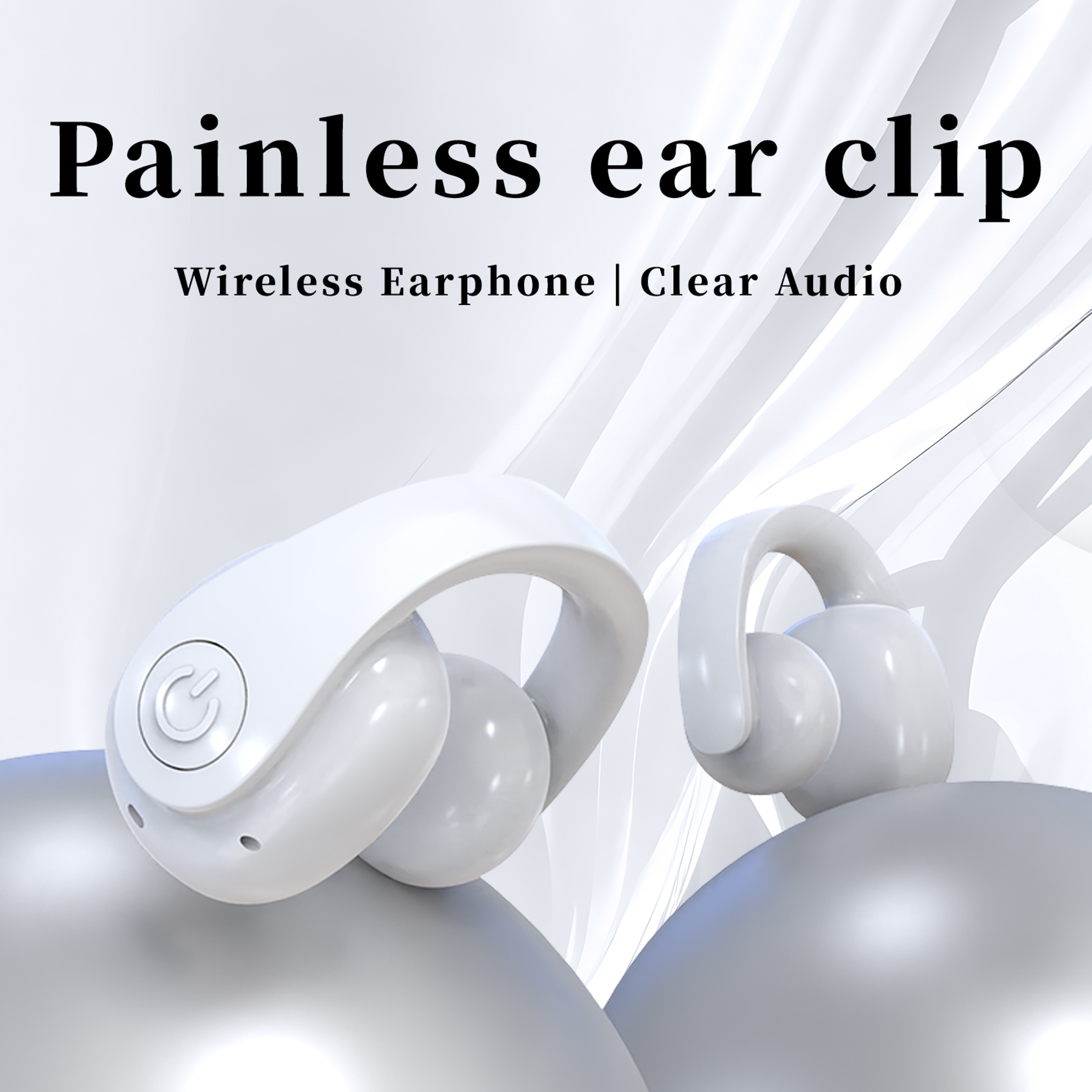 Bone Conduction Bluetooth Ear Clip Wireless Sports Headset with Noise Reduction Mic – view 4