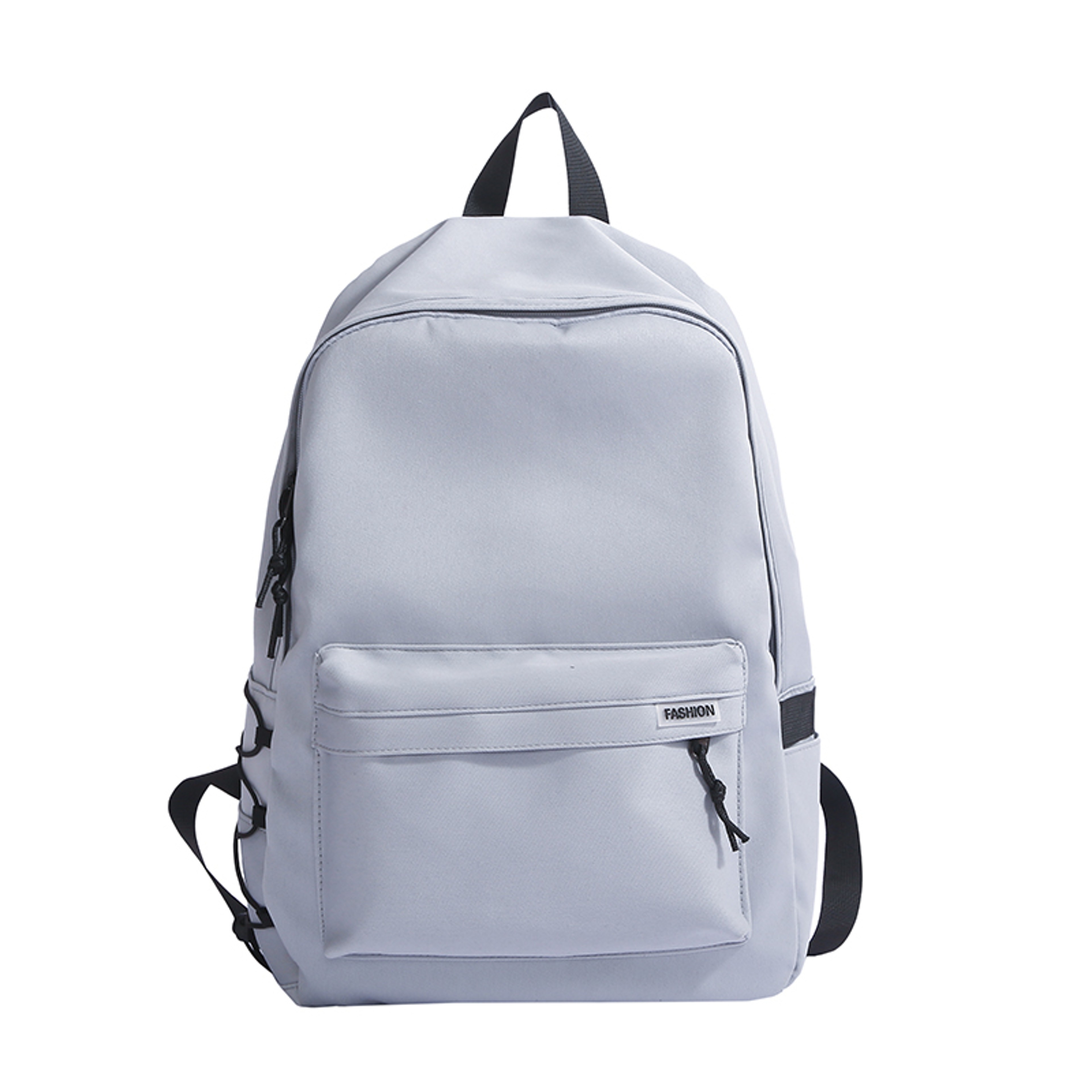 Modern Style Large Capacity Backpack Solid Color Unisex School Bag – view 8