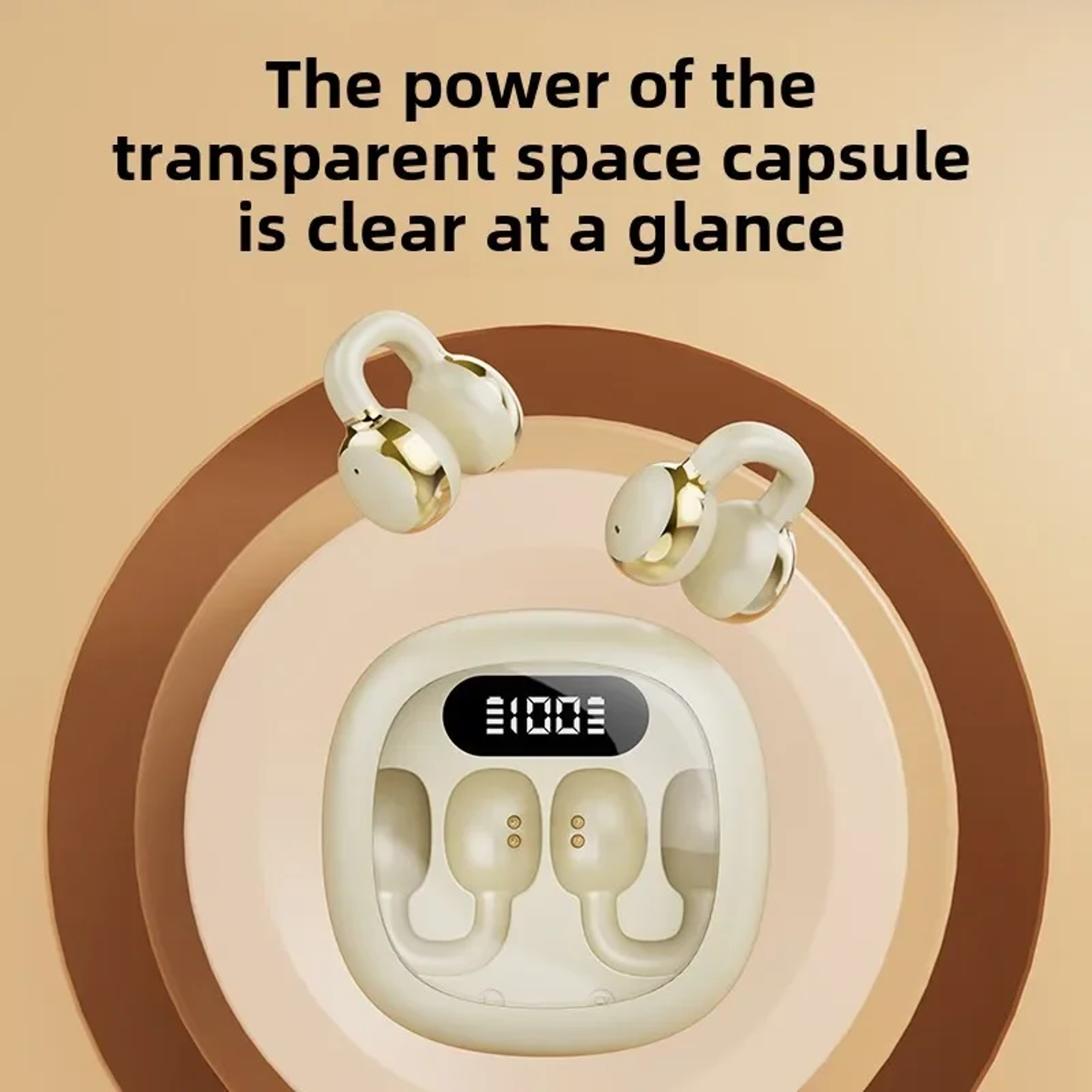 TWS Wireless Bluetooth Earbuds with Digital Display & Stereo Sound – view 6