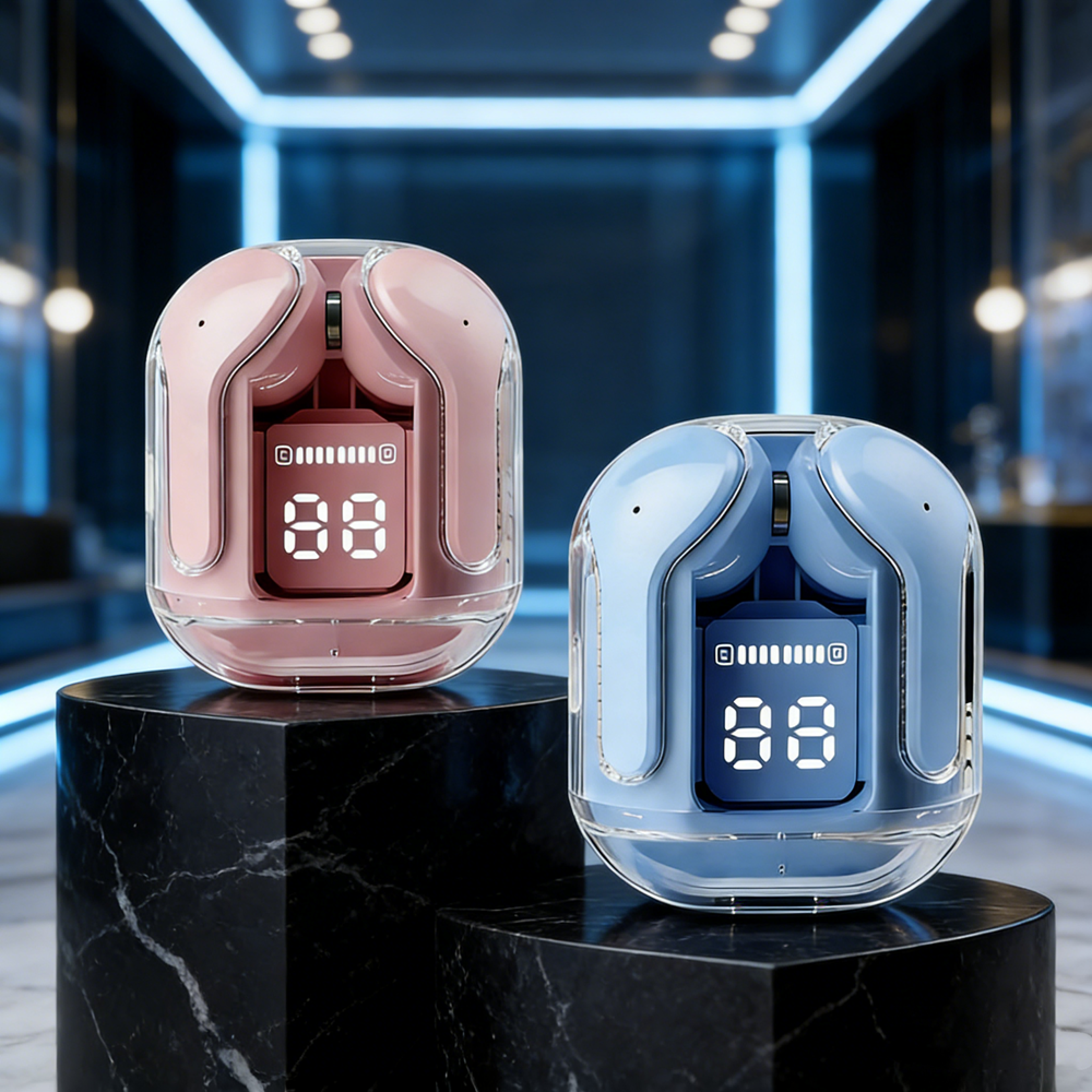 Transparent TWS Wireless Earbuds with HIFI Sound and Bluetooth Connectivity – view 1