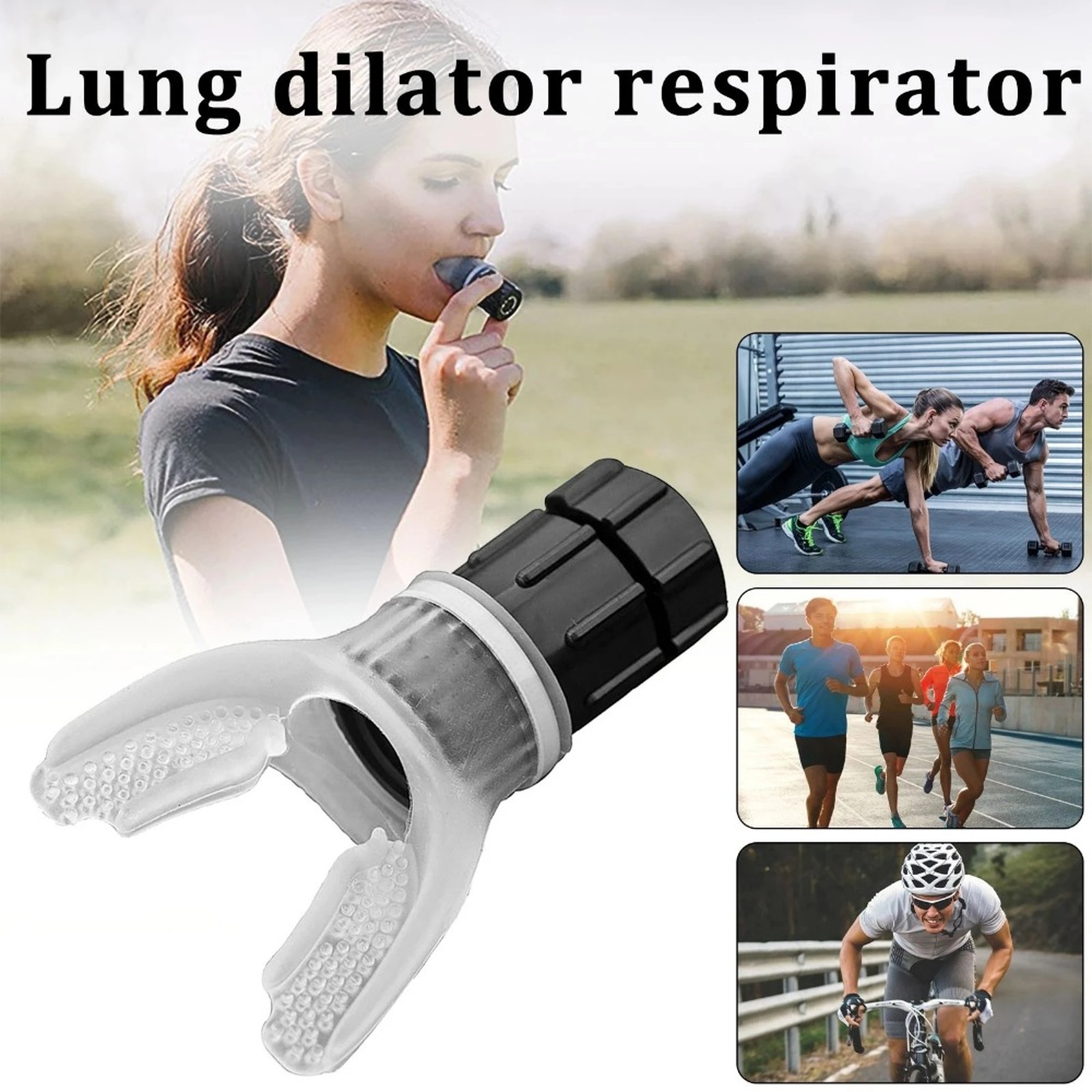 Advanced Sports Breathing Trainer For Lung Strength  Fitness 4