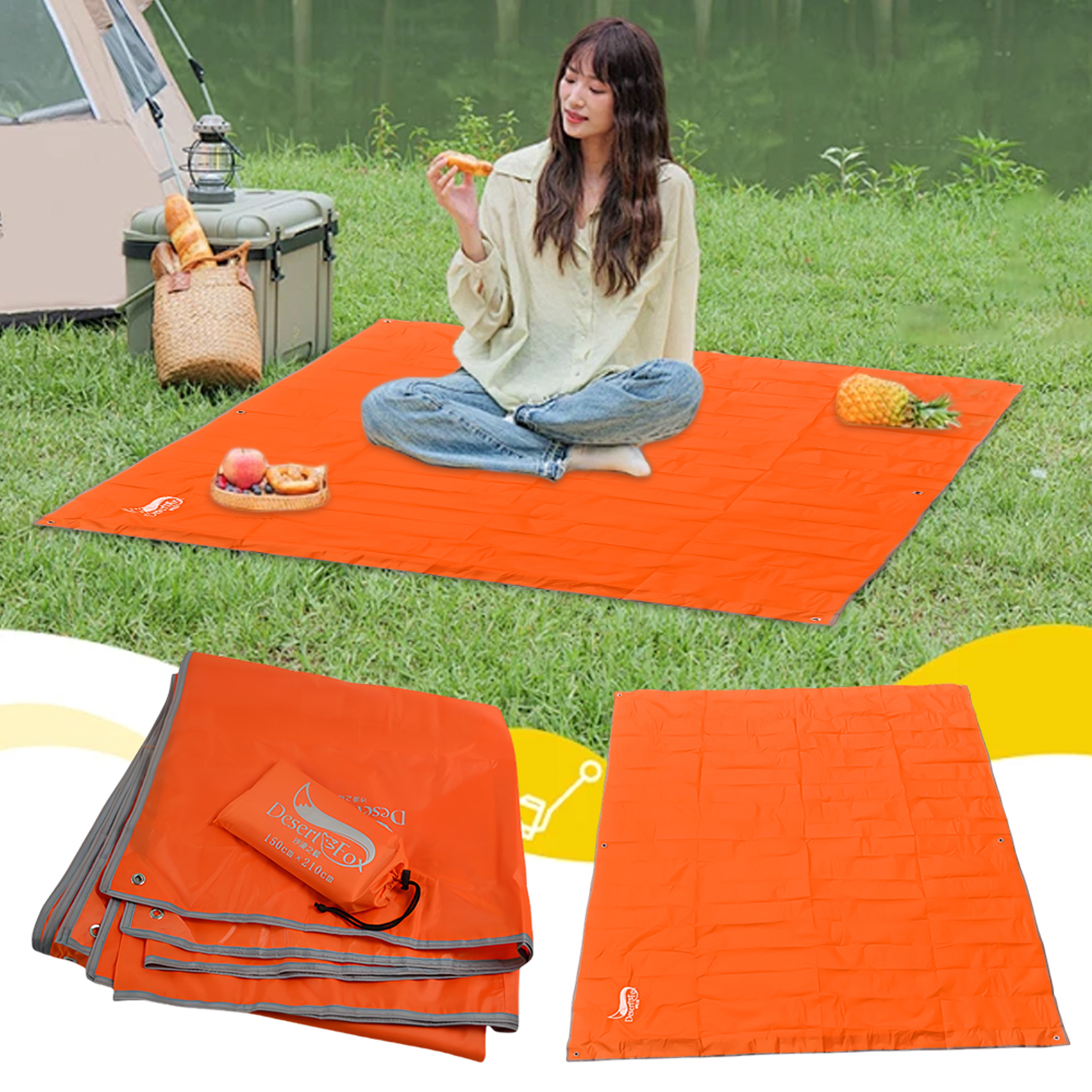 Ultralight Waterproof Tent Footprint  Camping Mat For Travel 1