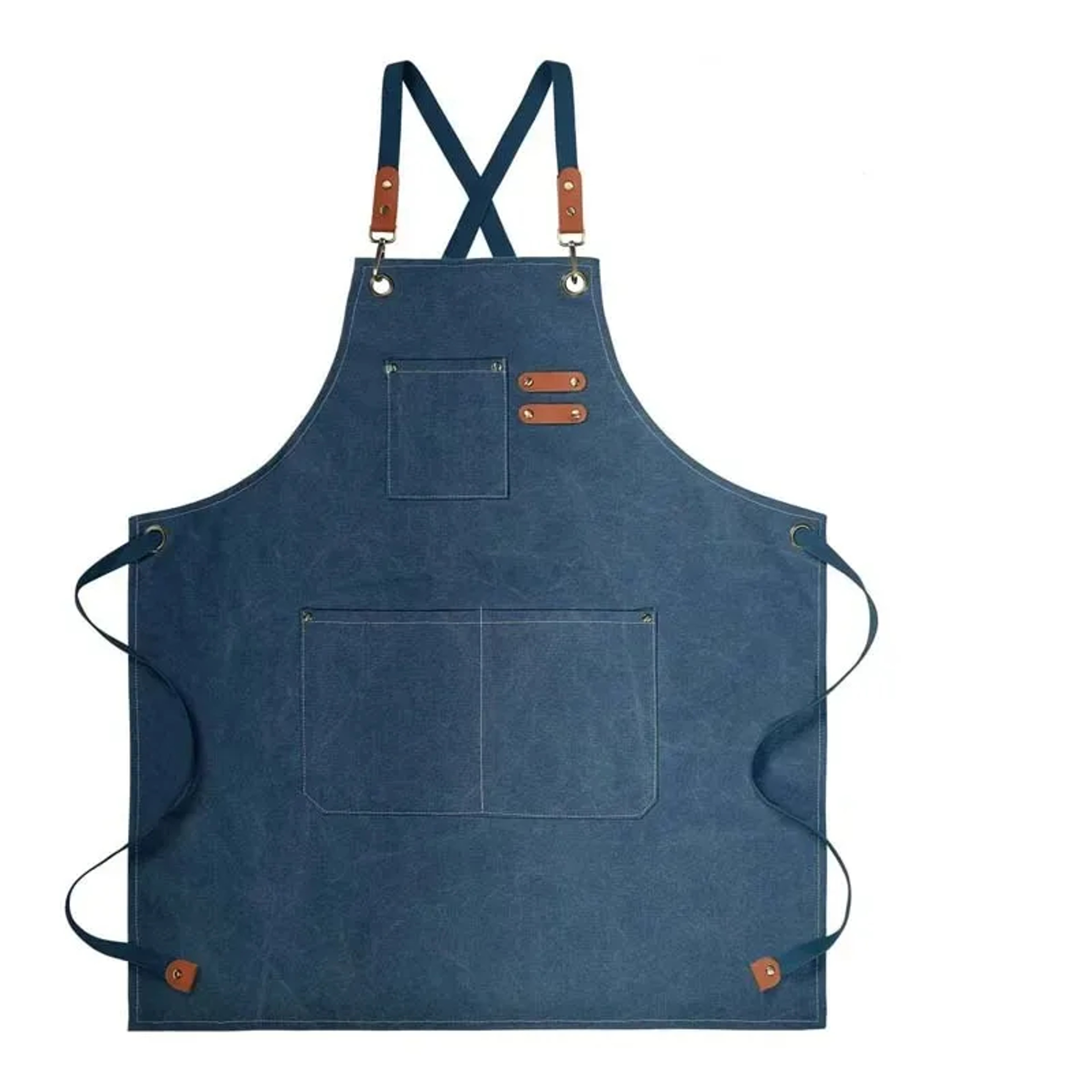 Durable Canvas Kitchen Apron with Tool Pockets for Men & Women – view 10