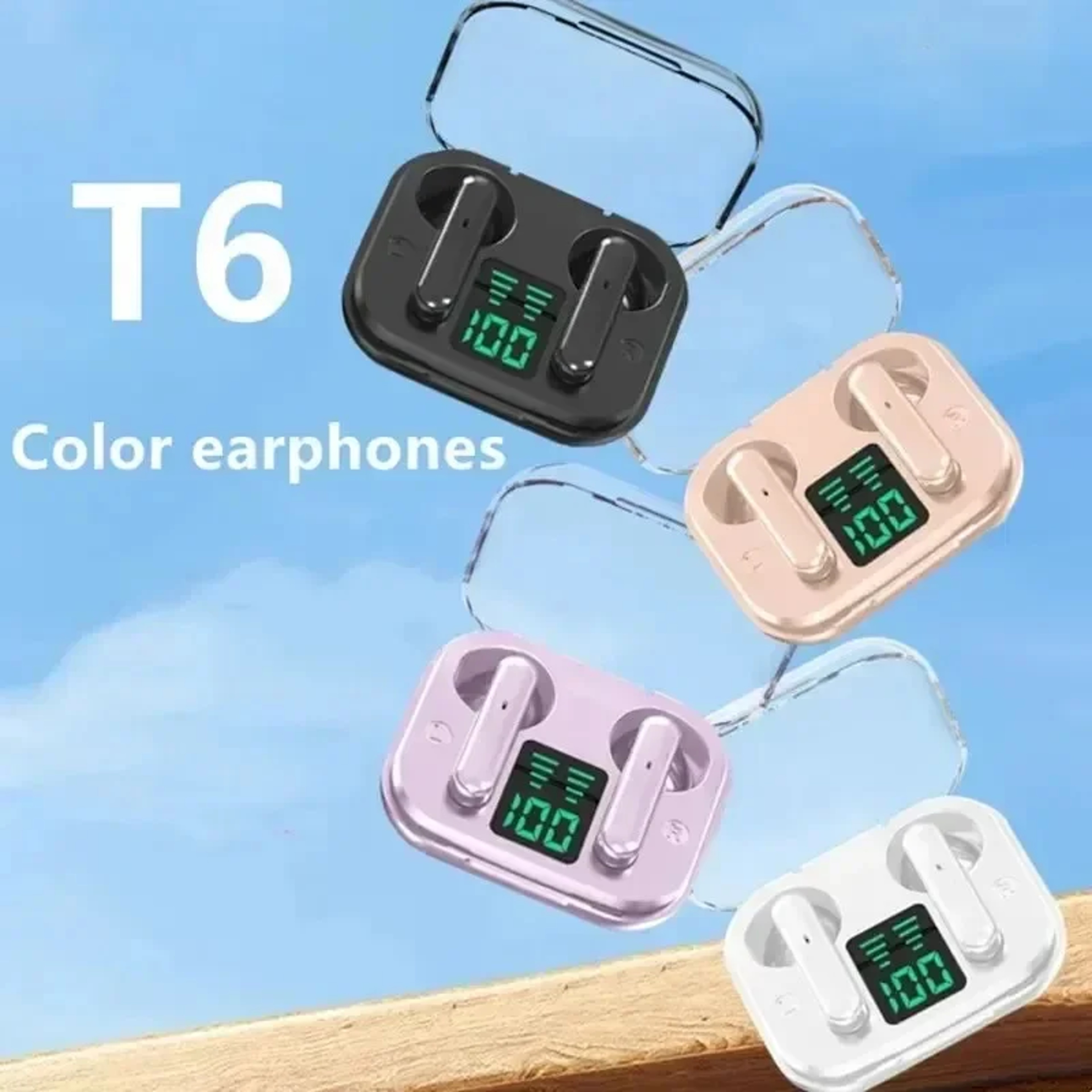 Wireless Bluetooth Gaming & Sport Earbuds with LED Display – view 2