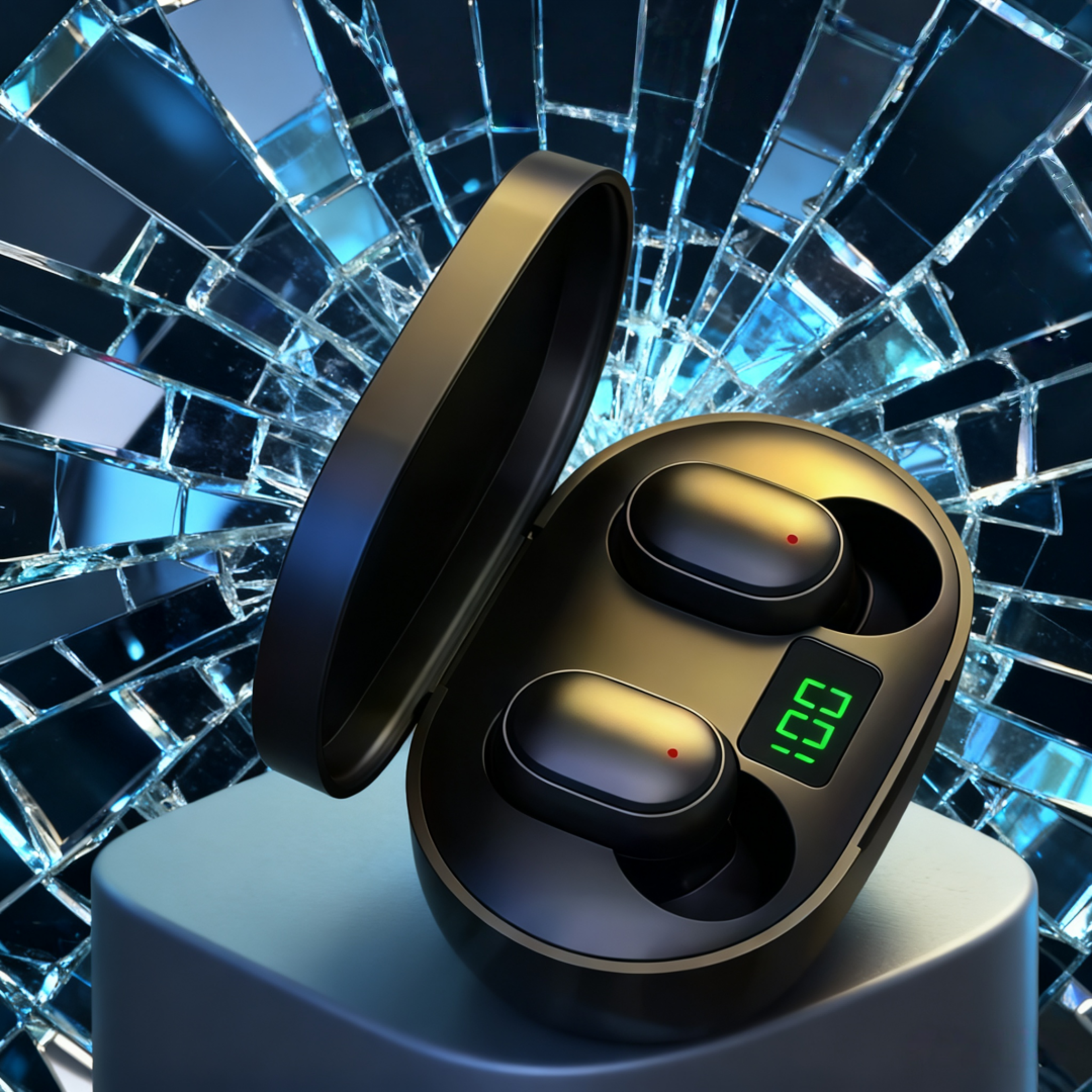 Wireless Bluetooth Earphones With Noise Cancelling Microphone 0