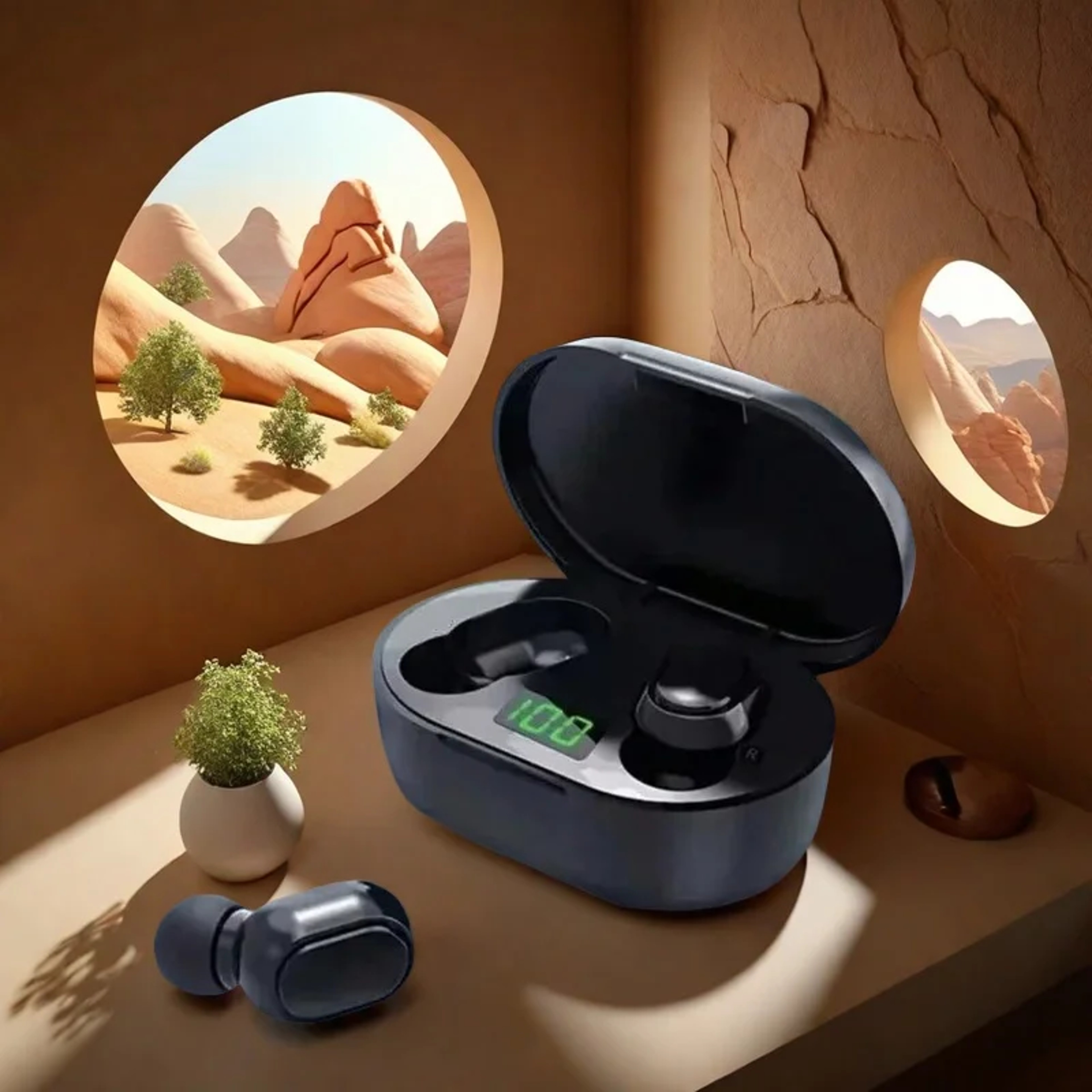 Wireless Bluetooth Headset with LED Display TWS Earbuds – view 1