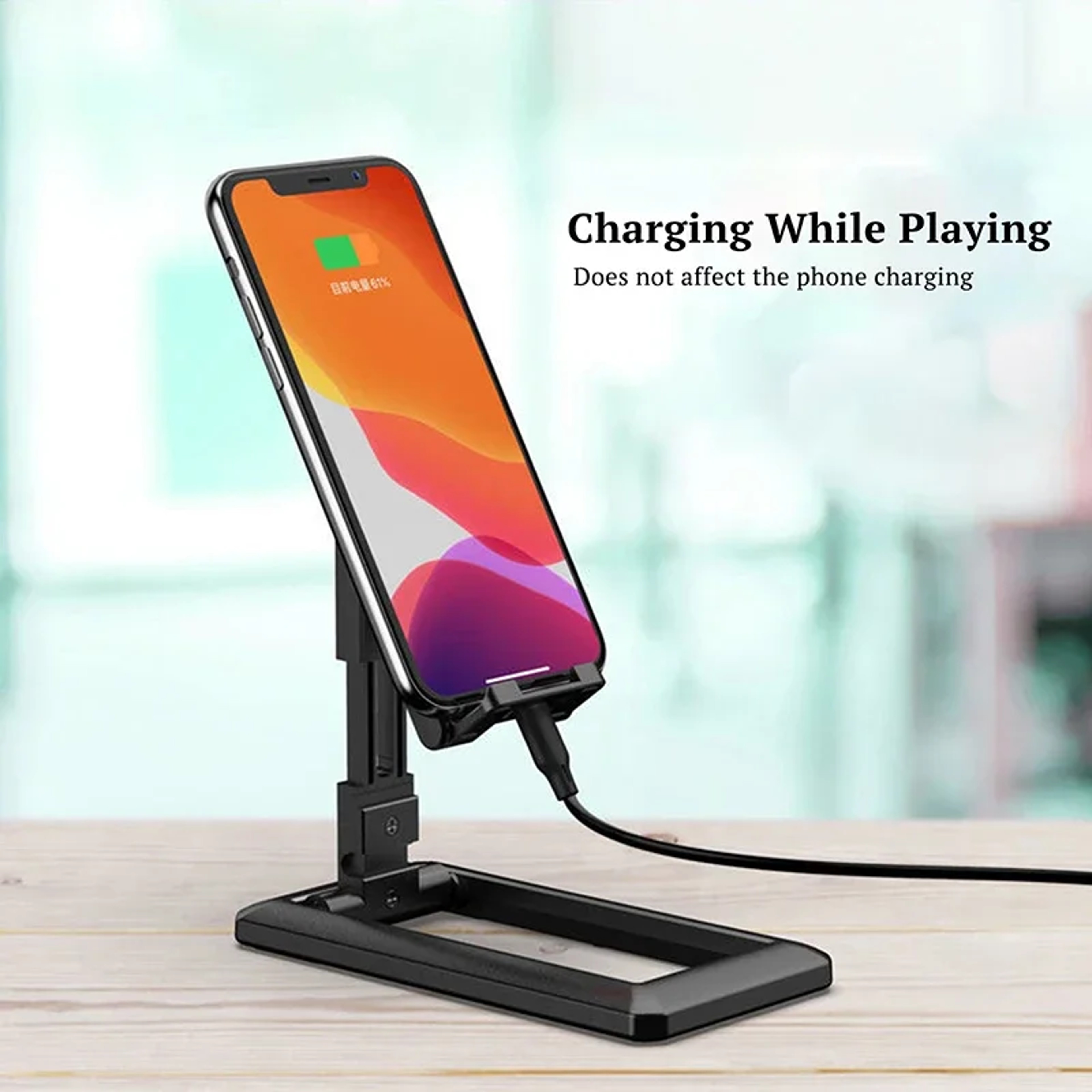 Adjustable Phone  Tablet Stand For Desk Portable Mobile Holder 3