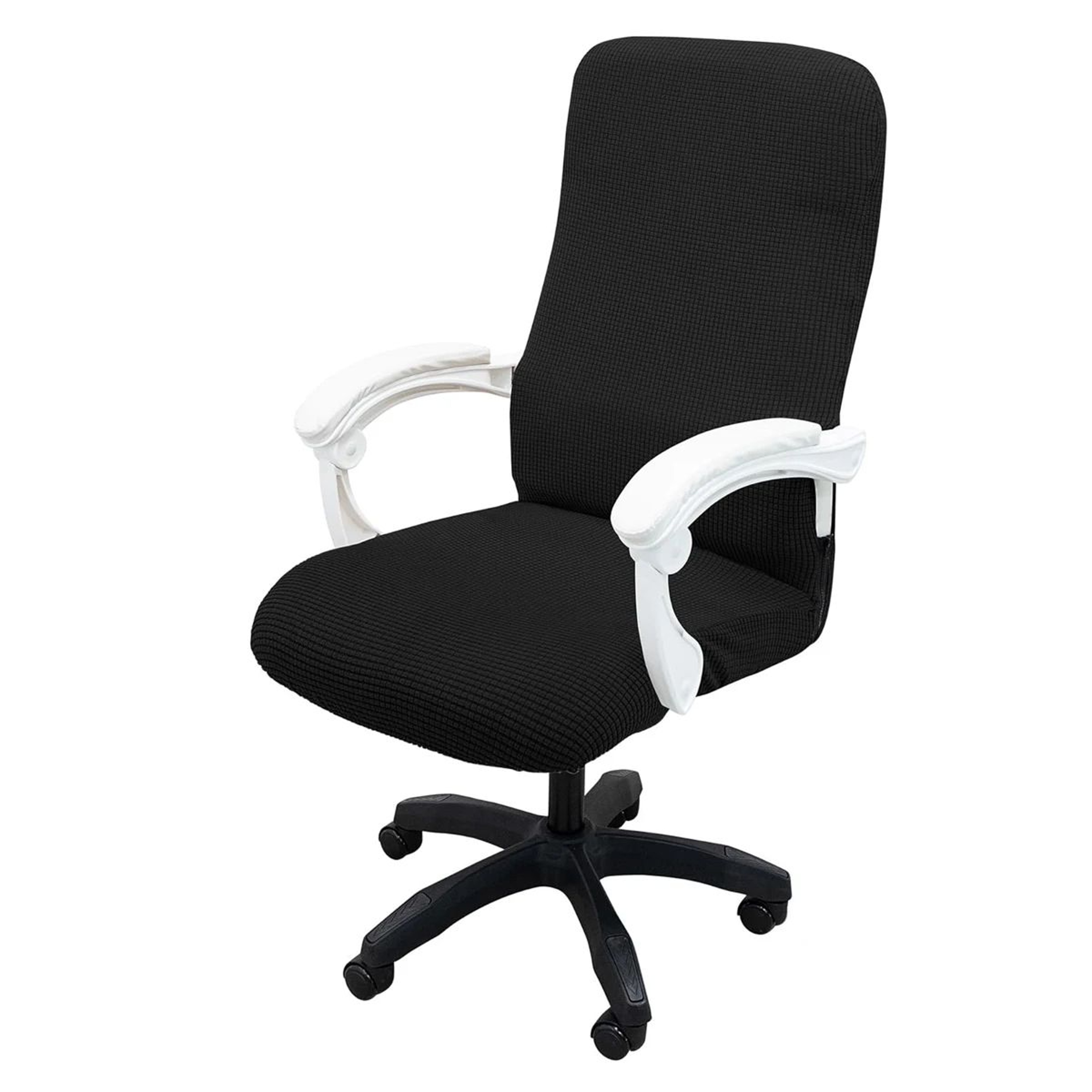 Premium Stretchable Office Chair Cover Dustproof  Pet Scratch Resistant 7