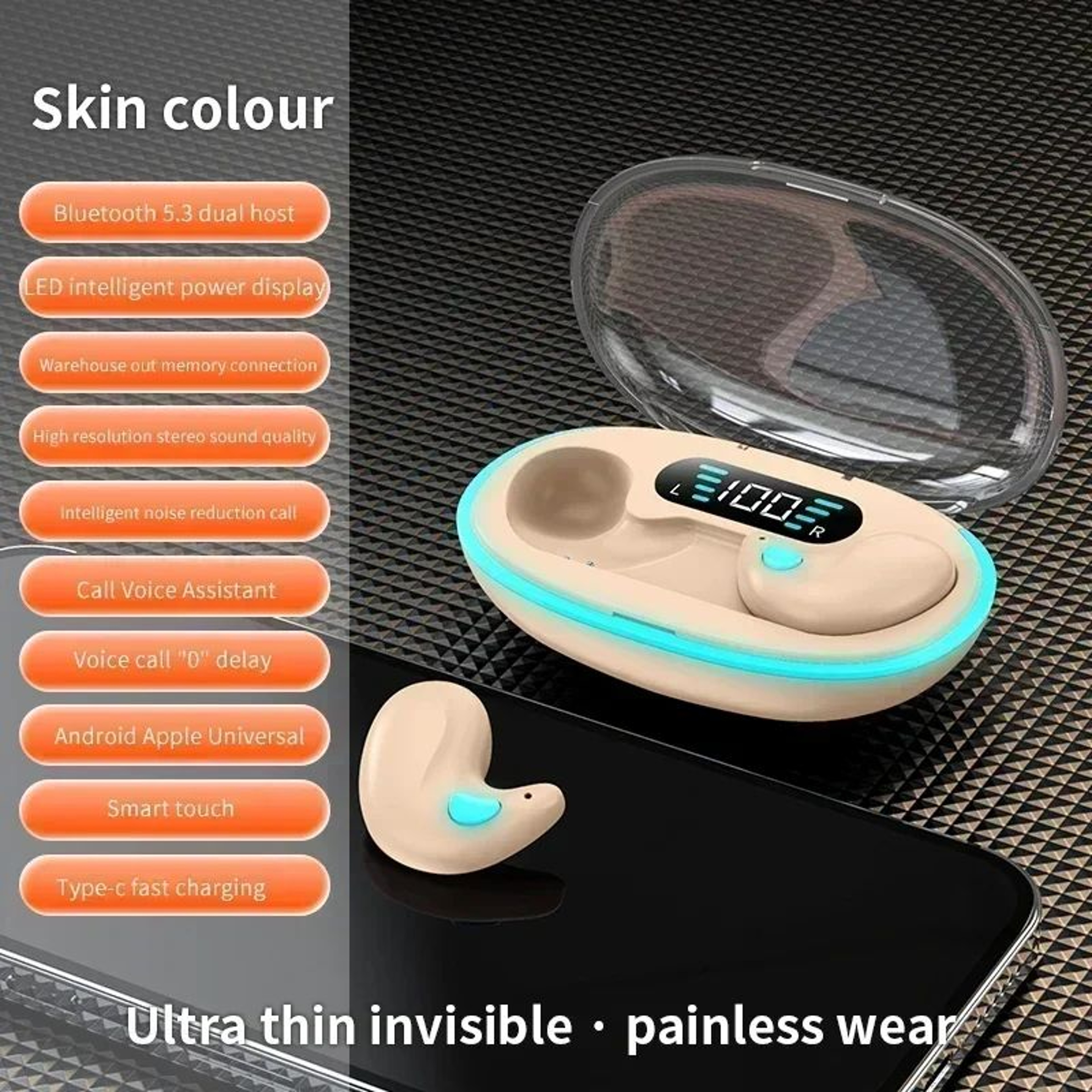 Wireless Noise Canceling Bluetooth Headset For Sports  Sleep 8