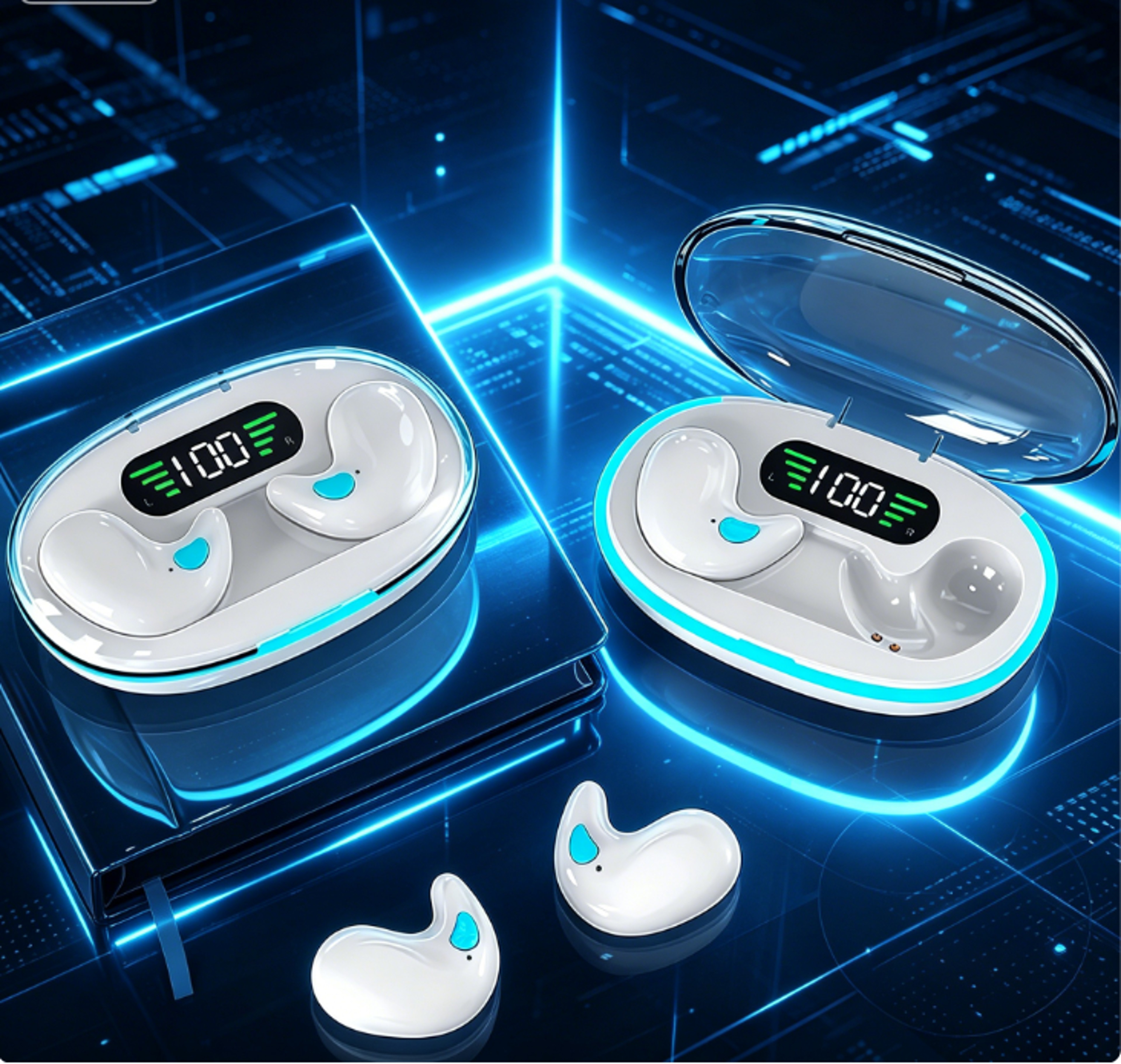 Premium TWS Wireless Bluetooth Earbuds Waterproof Stereo Earphones 0