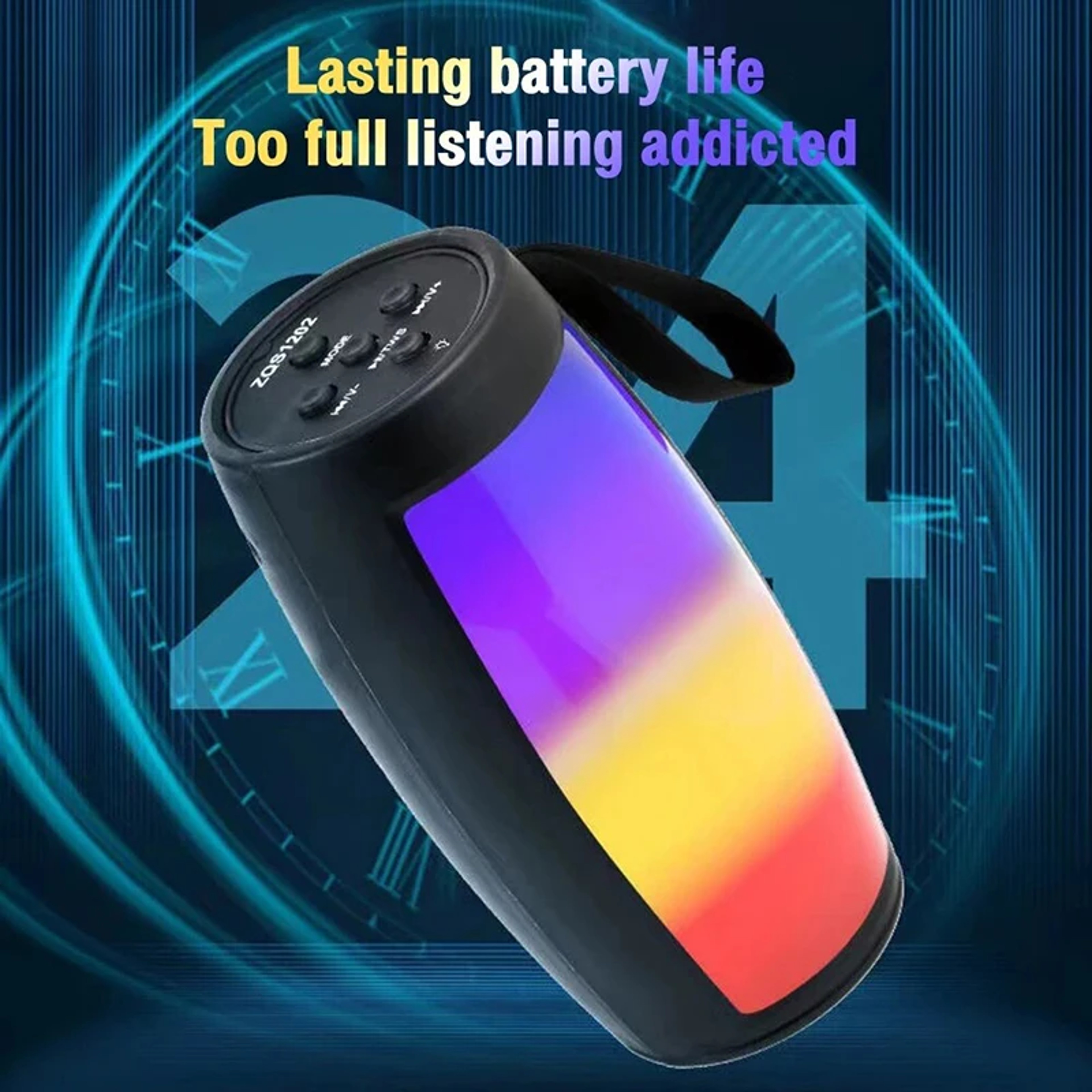 Portable Bluetooth Speaker with Deep Bass Compact Outdoor & Home Wireless Audio – view 3