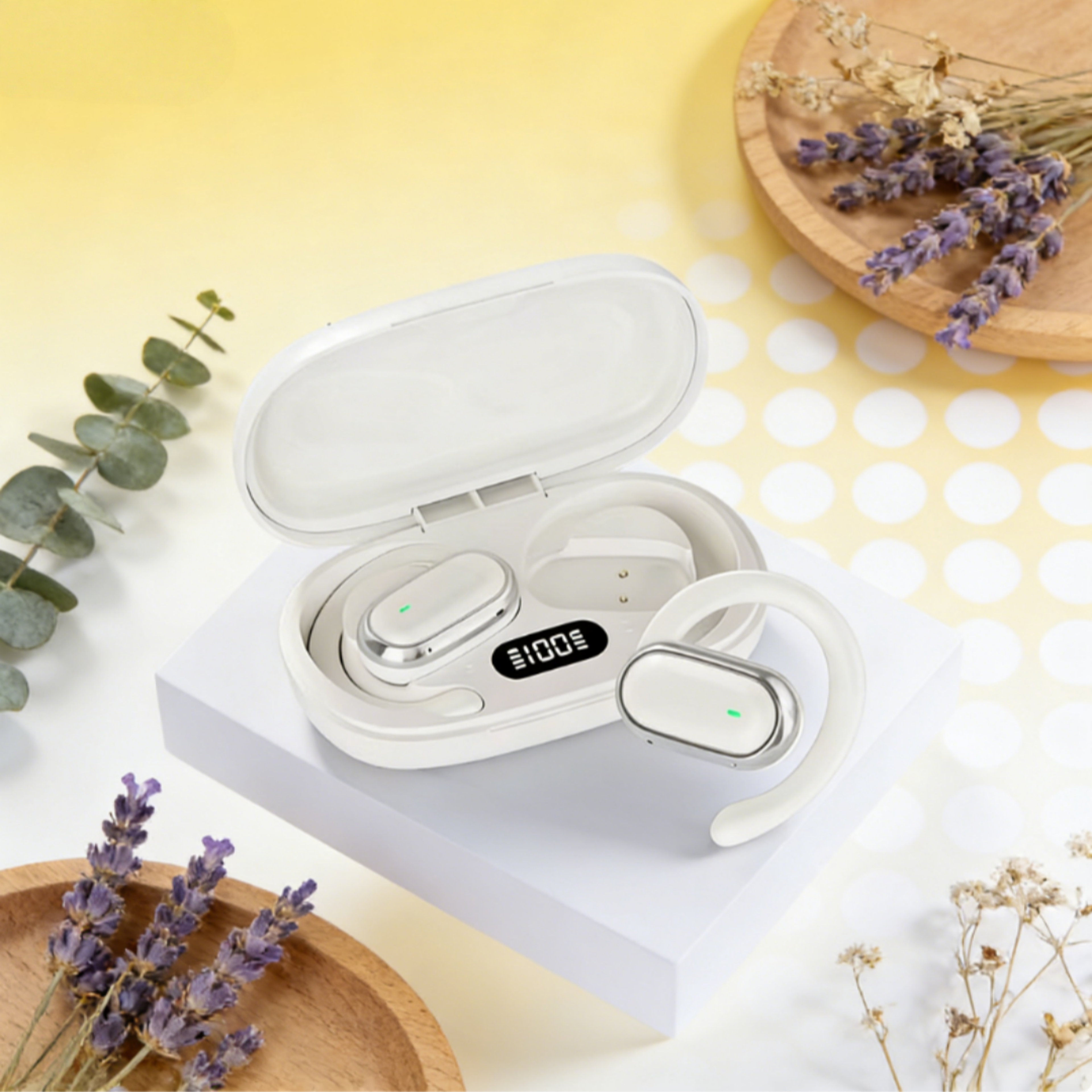TWS Bluetooth Wireless Earbuds With LED Digital Display  Noise Reduction 0