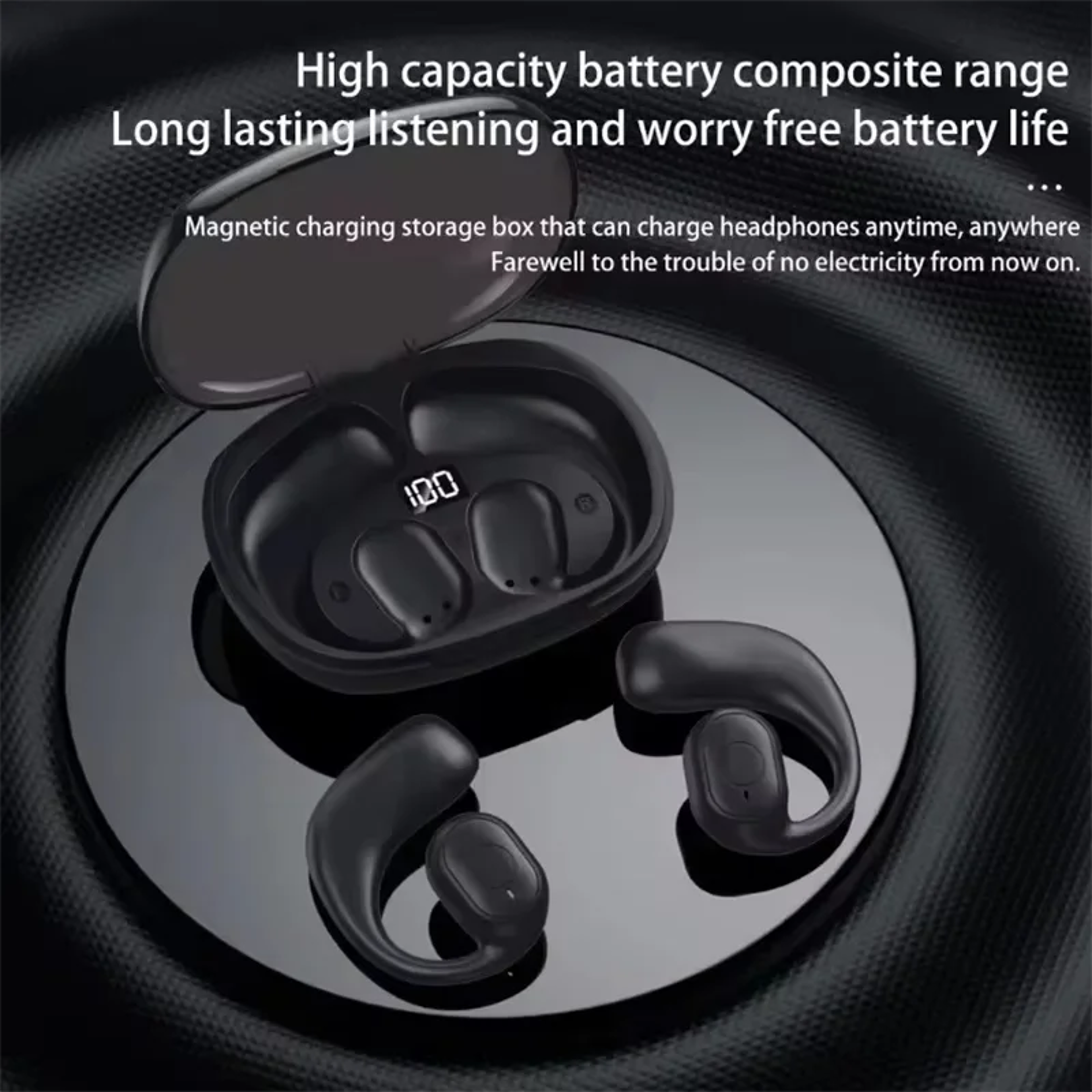 Wireless Bluetooth Headset with Noise Cancelling Mic – view 6