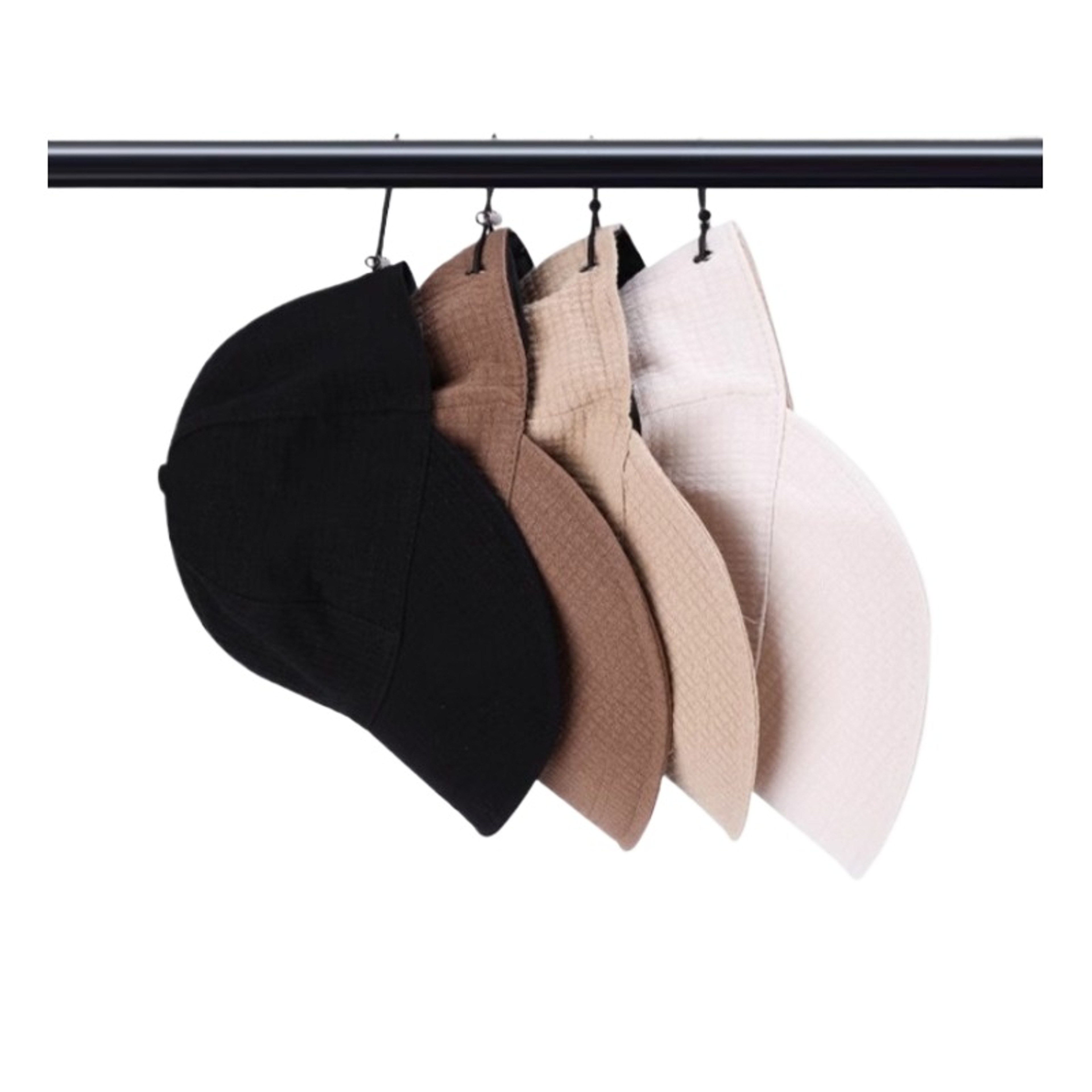 Waffle Womens Sun Hat Adjustable Summer Bucket Visor Cap 1