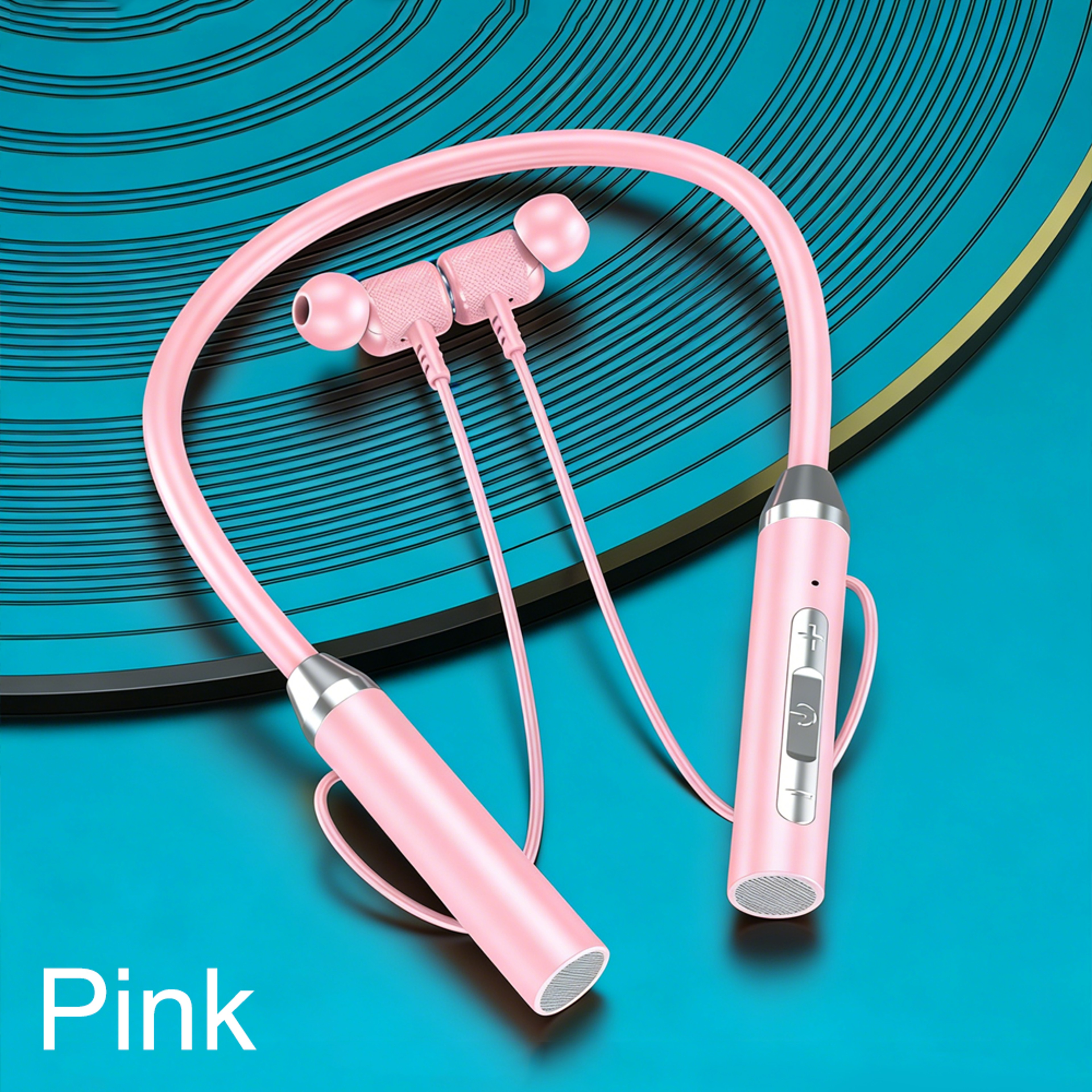 Universal Wireless Neckband Headphones With Magnetic Earbuds And Built In Mic 7