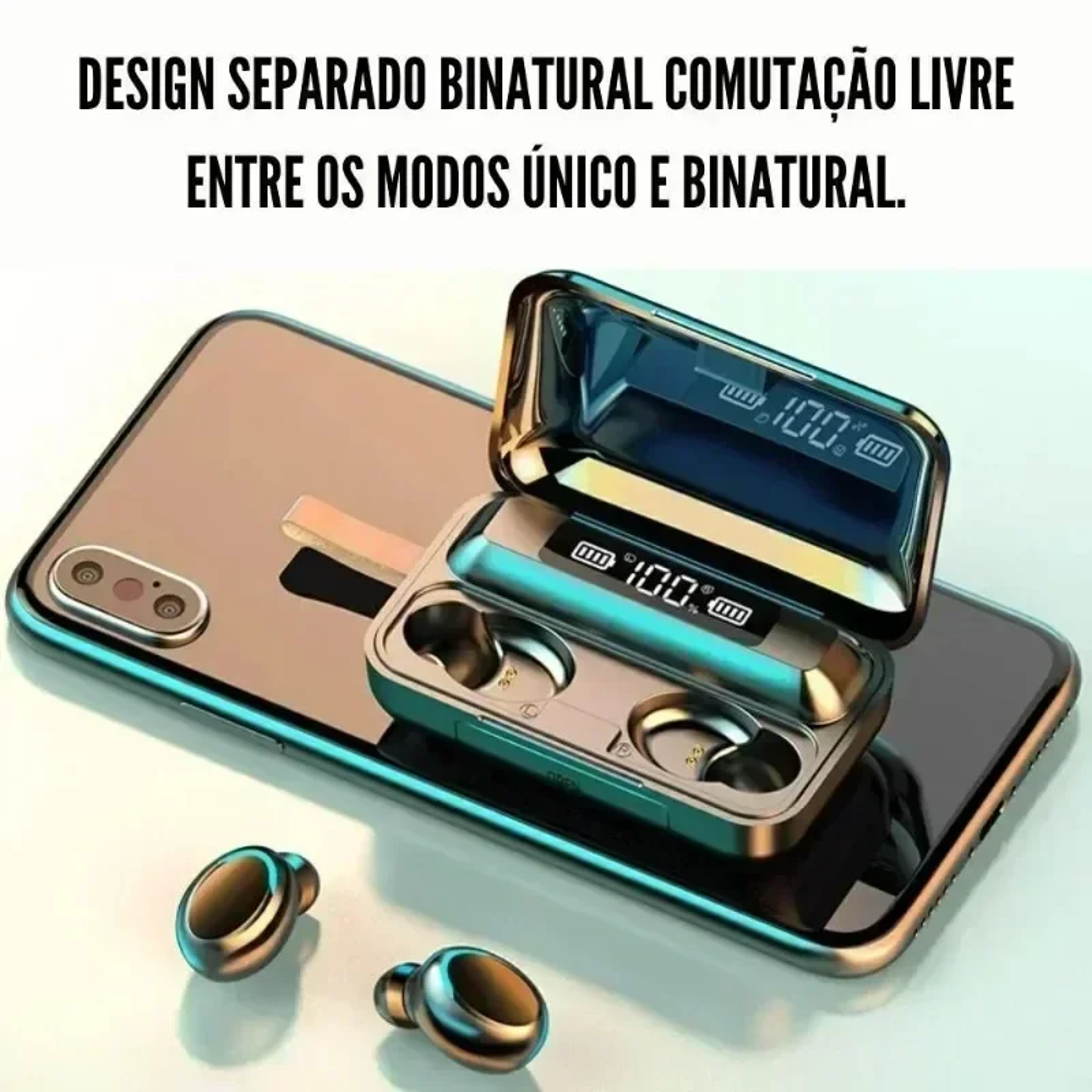 Stereo Wireless Earbuds Waterproof Sport Bluetooth Headphones with Touch Control – view 5