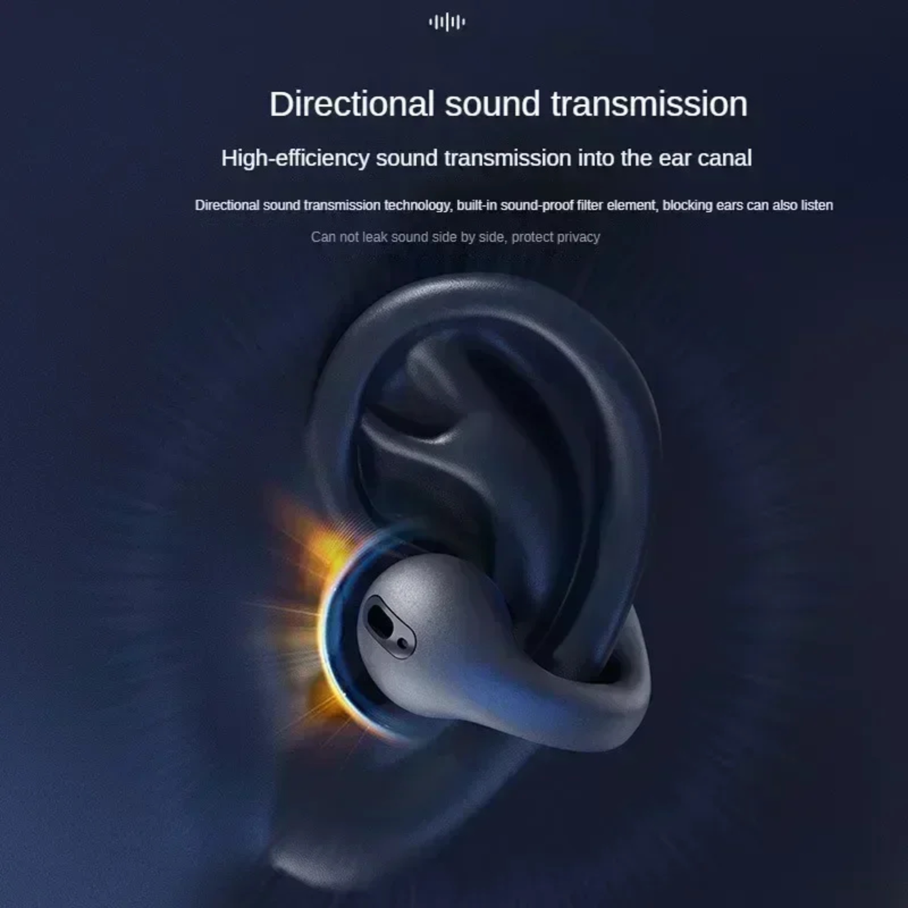Wireless Bone Conduction Headset Open Ear Sport Earbuds With Bluetooth For All Smartphones 2