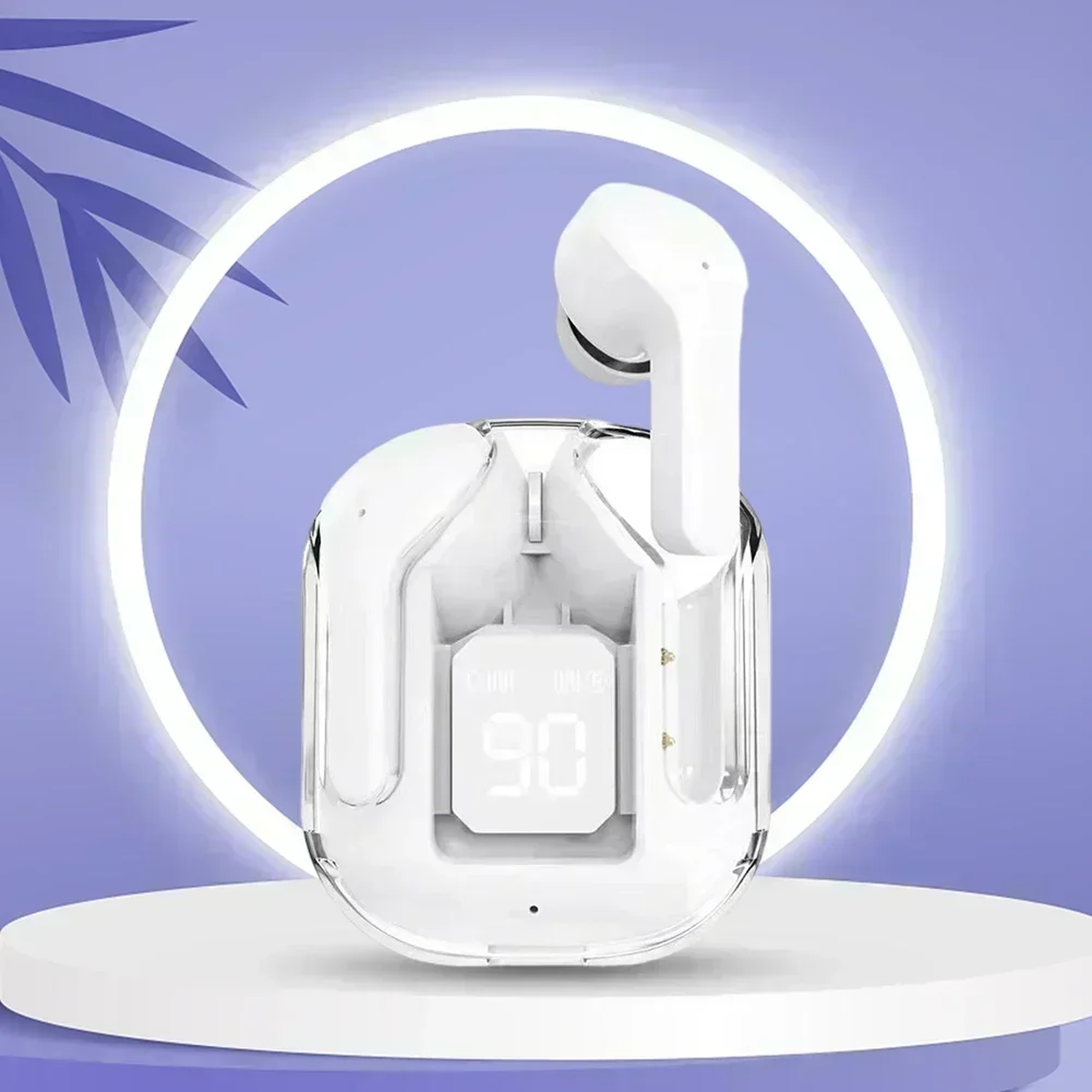 Crystal Clear Sound Transparent Wireless Bluetooth Earbuds 2