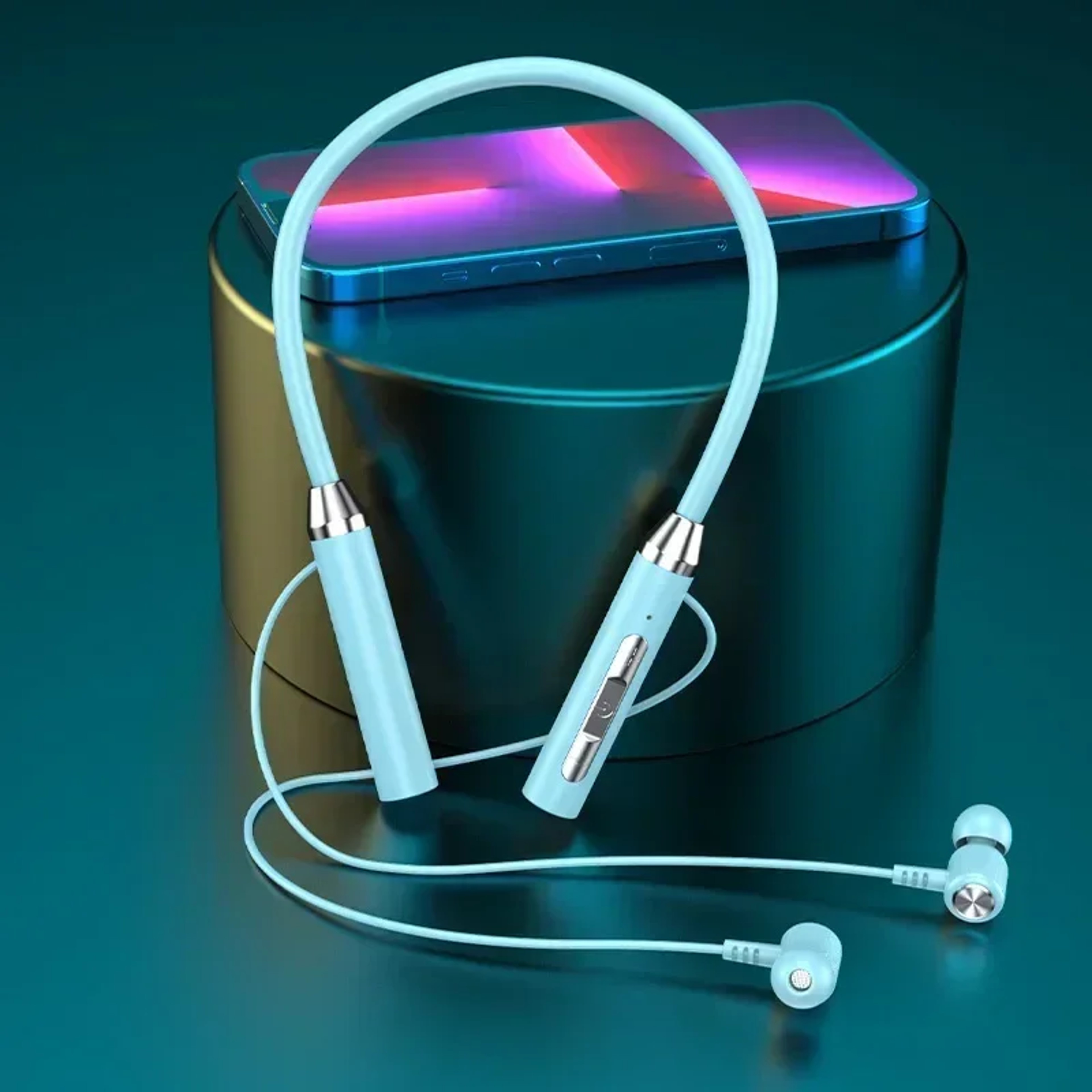 Bluetooth Wireless Sports Neckband Headset with Mic Stable Bluetooth Neckband Headset – view 8